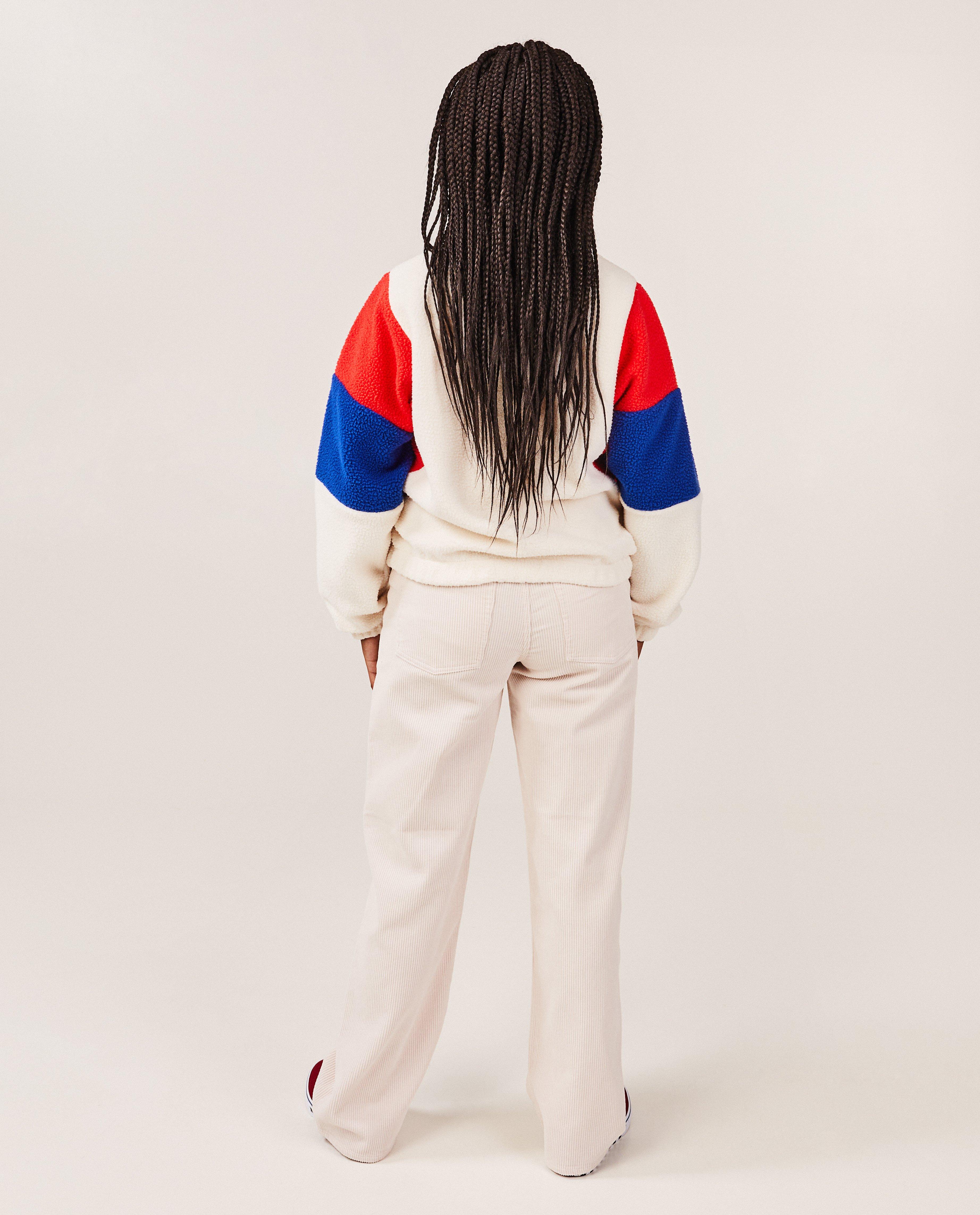 Broeken - Broek van ribfluweel, straight fit