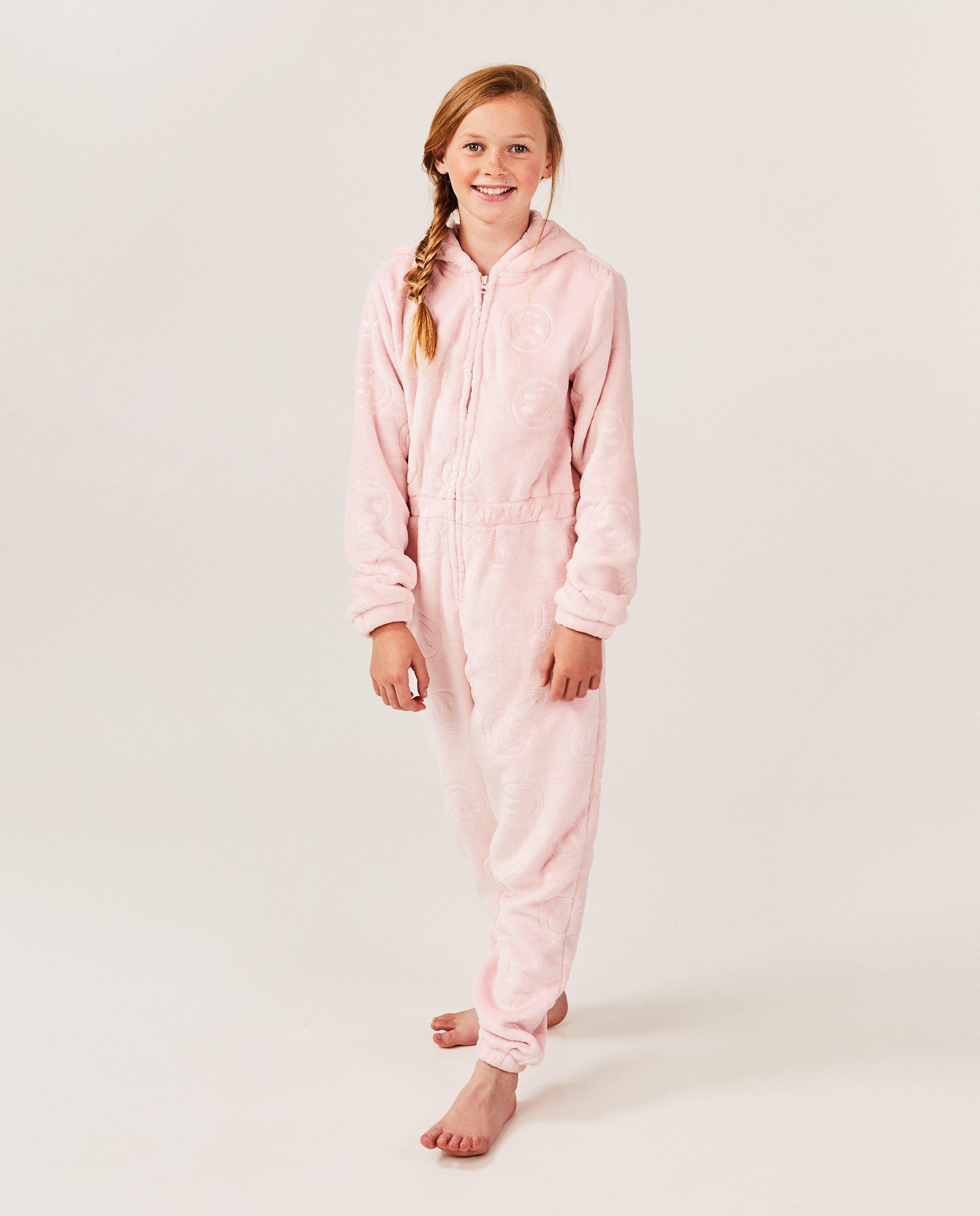 Roze onesie met smileys - null - Fish & Chips
