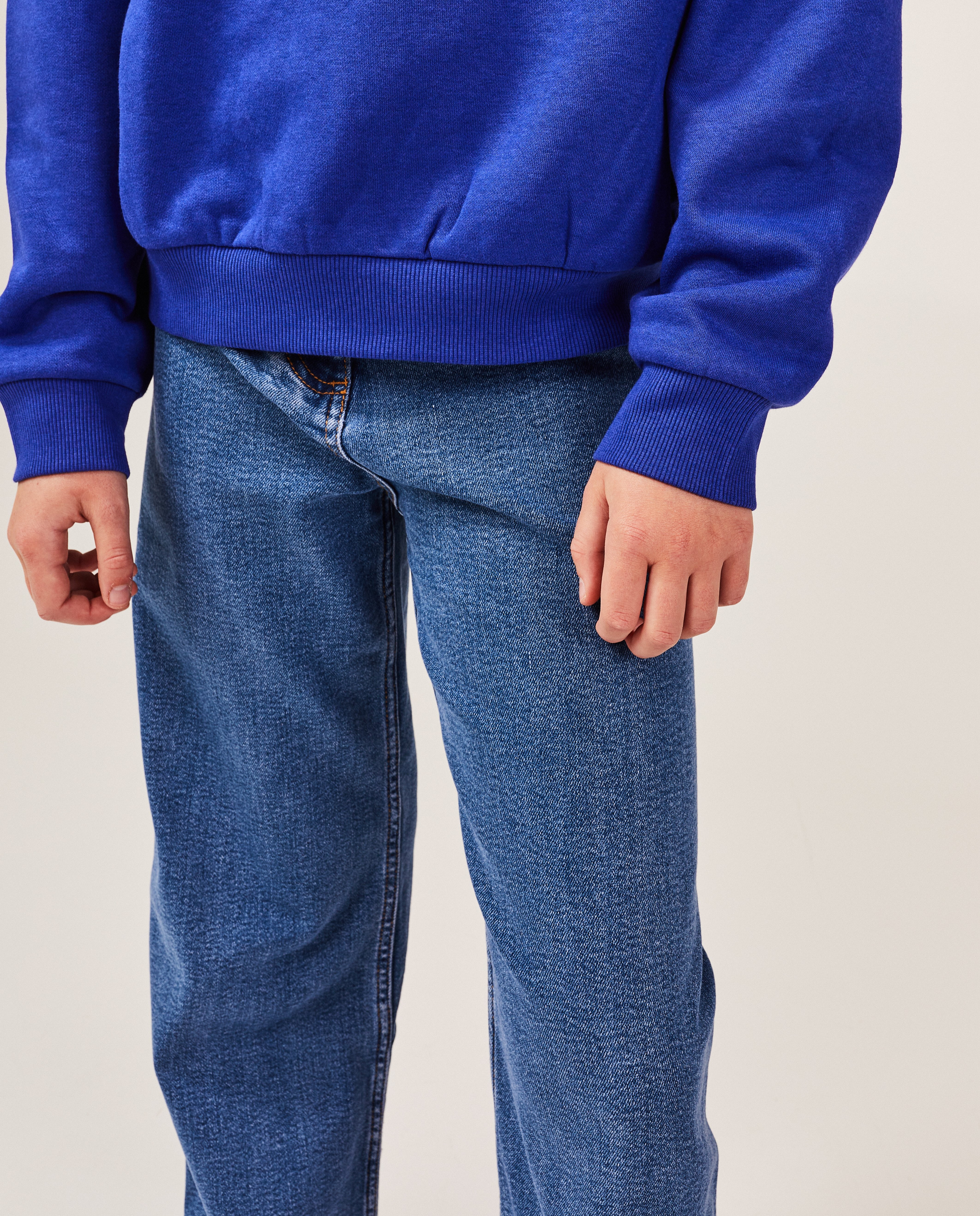 Jeans - Blauwe jeans, straight fit