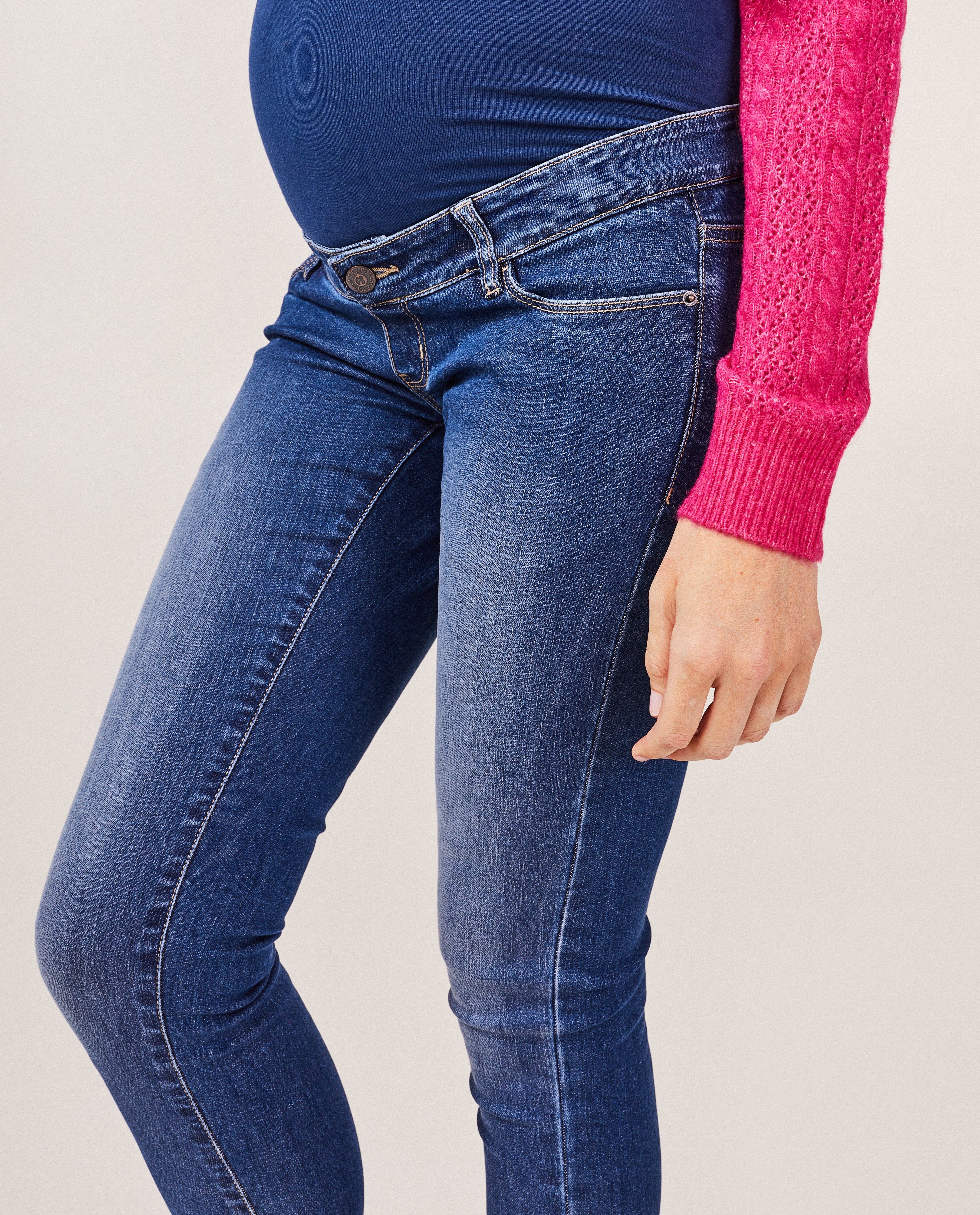 Jeans - Jeans de grossesse bleu clair, coupe skinny