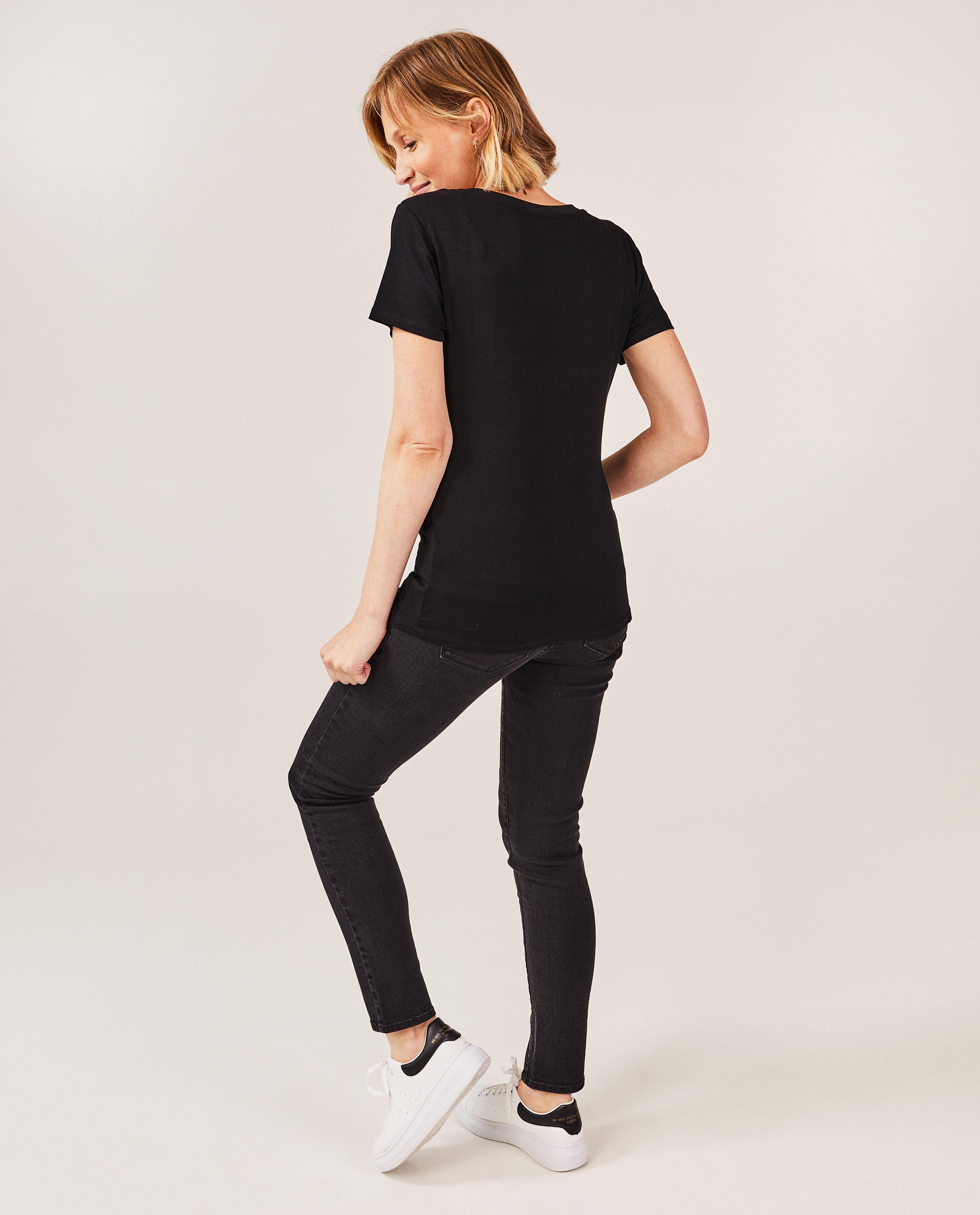 Jeans - Zwarte zwangerschapsjeans