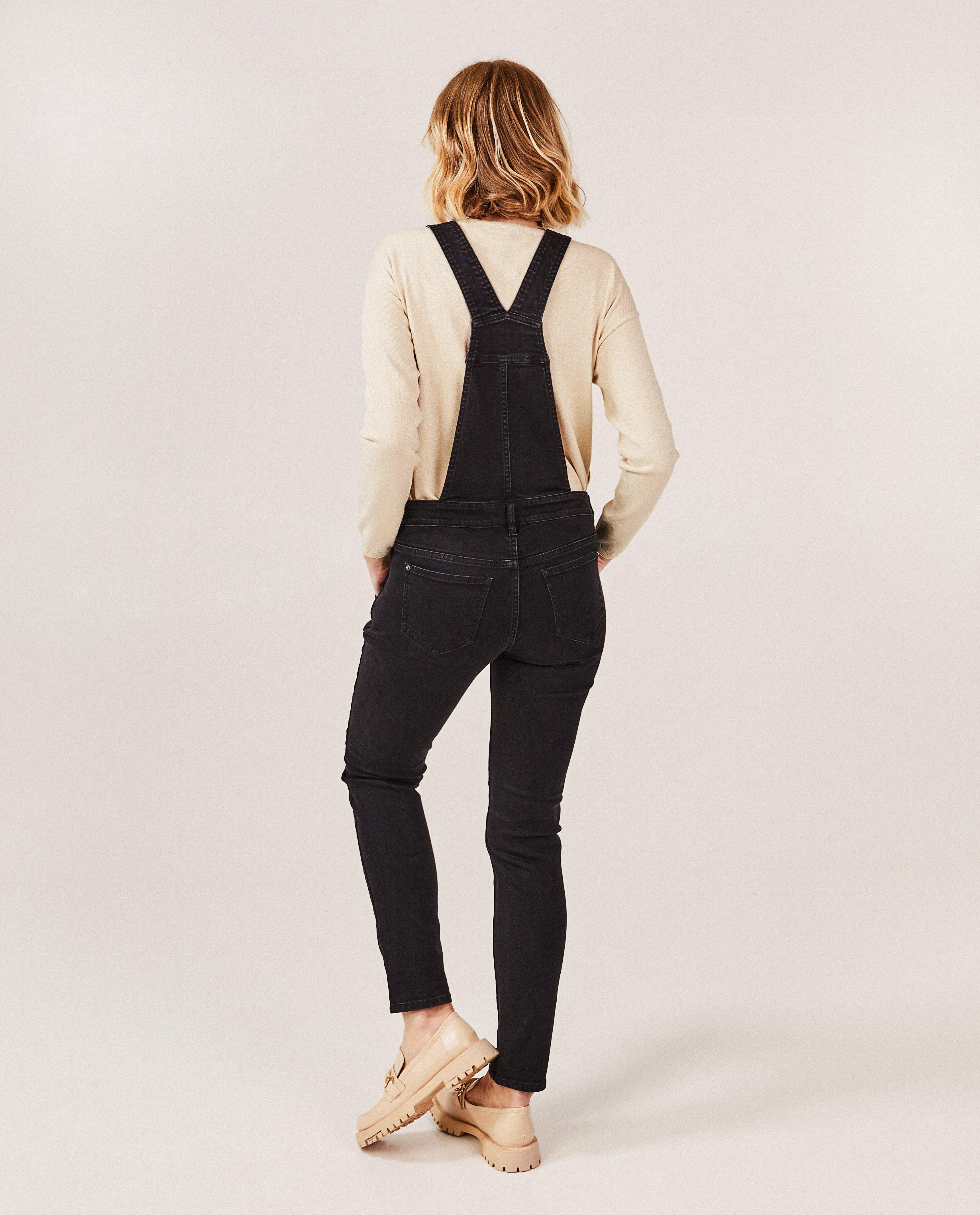 Jumpsuit - Zwarte jeanssalopette