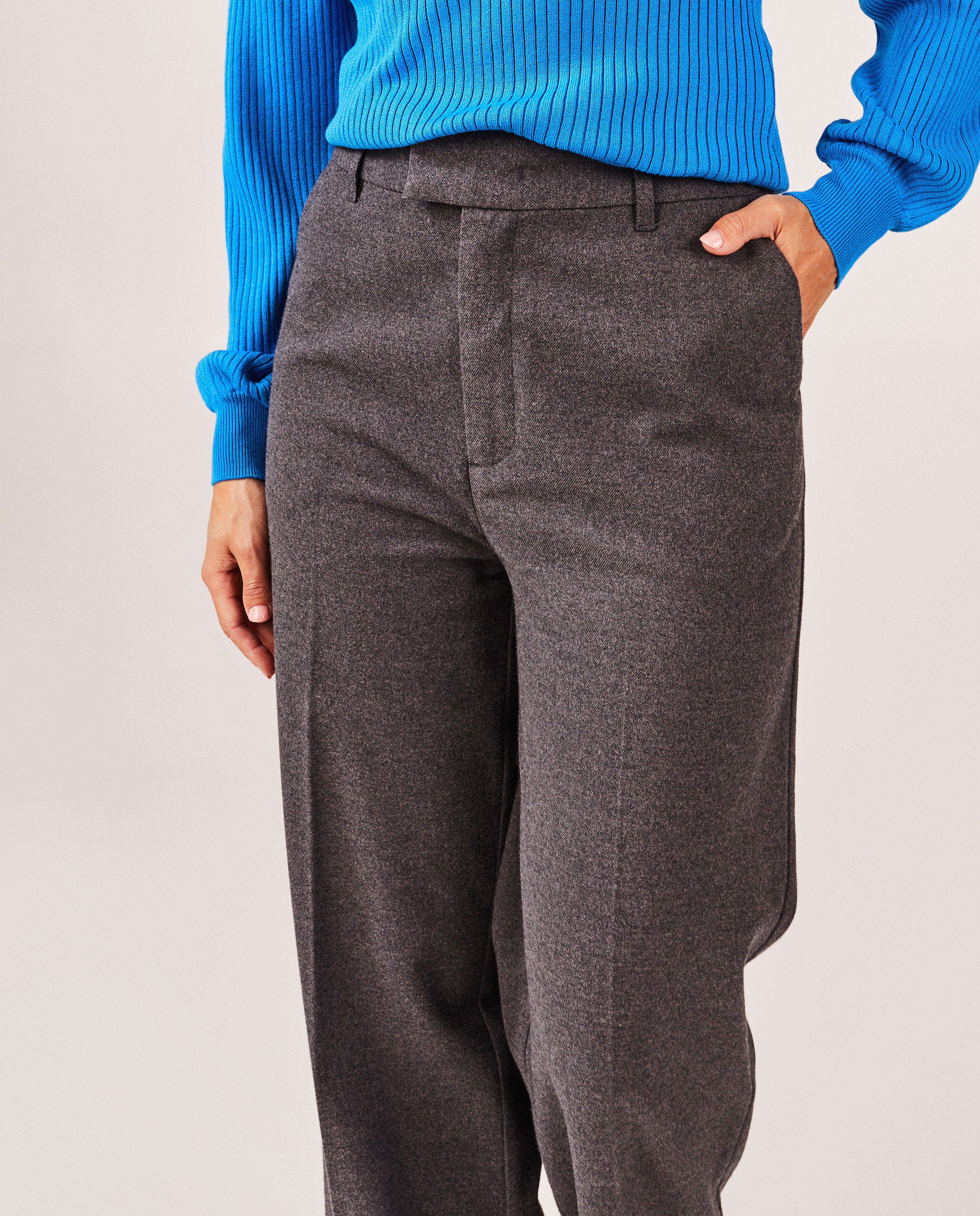 Broeken - Donkergrijze broek