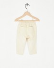 Pantalons - Pantalon beige en velours côtelé