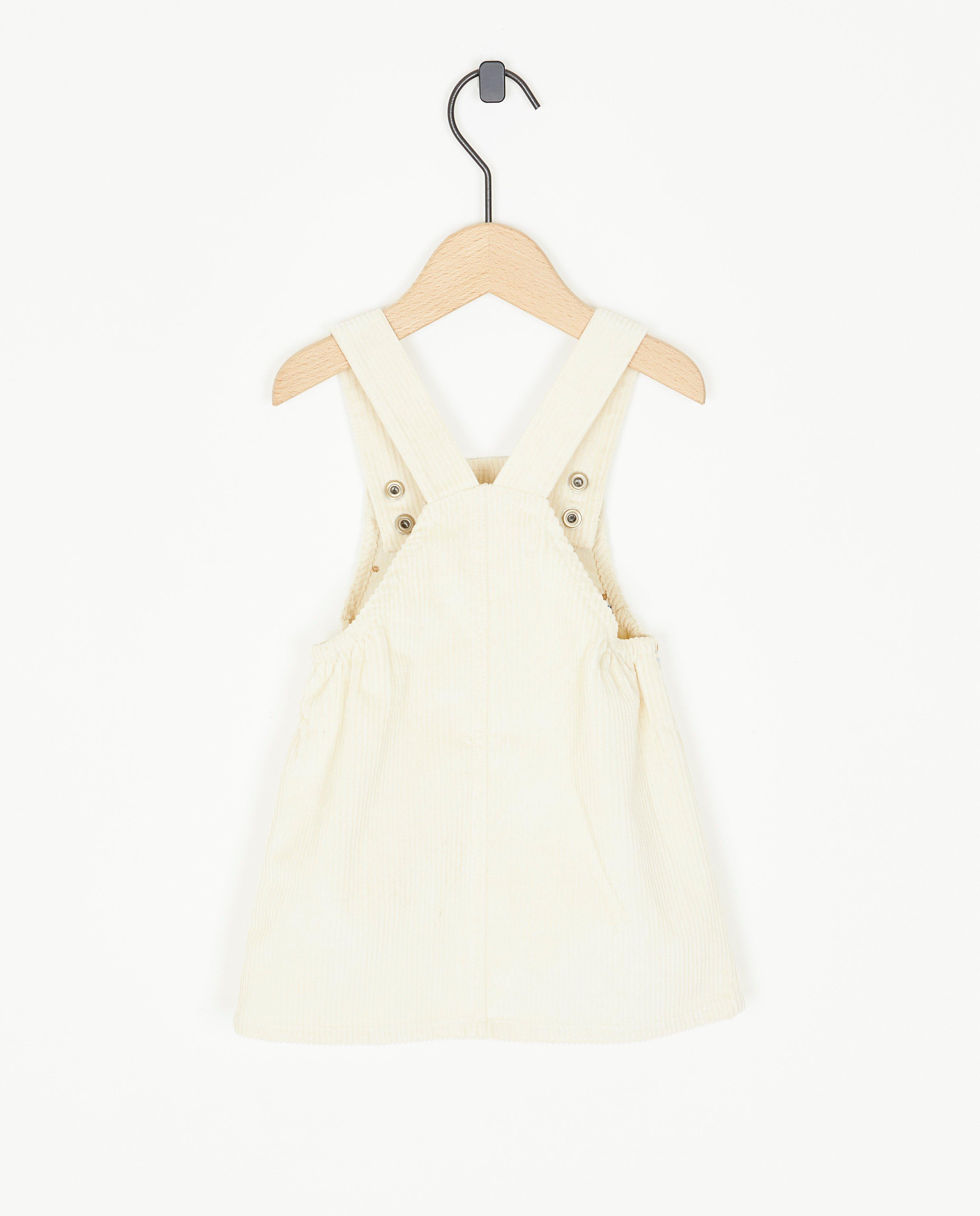 Robes - Robe-salopette en velours côtelé