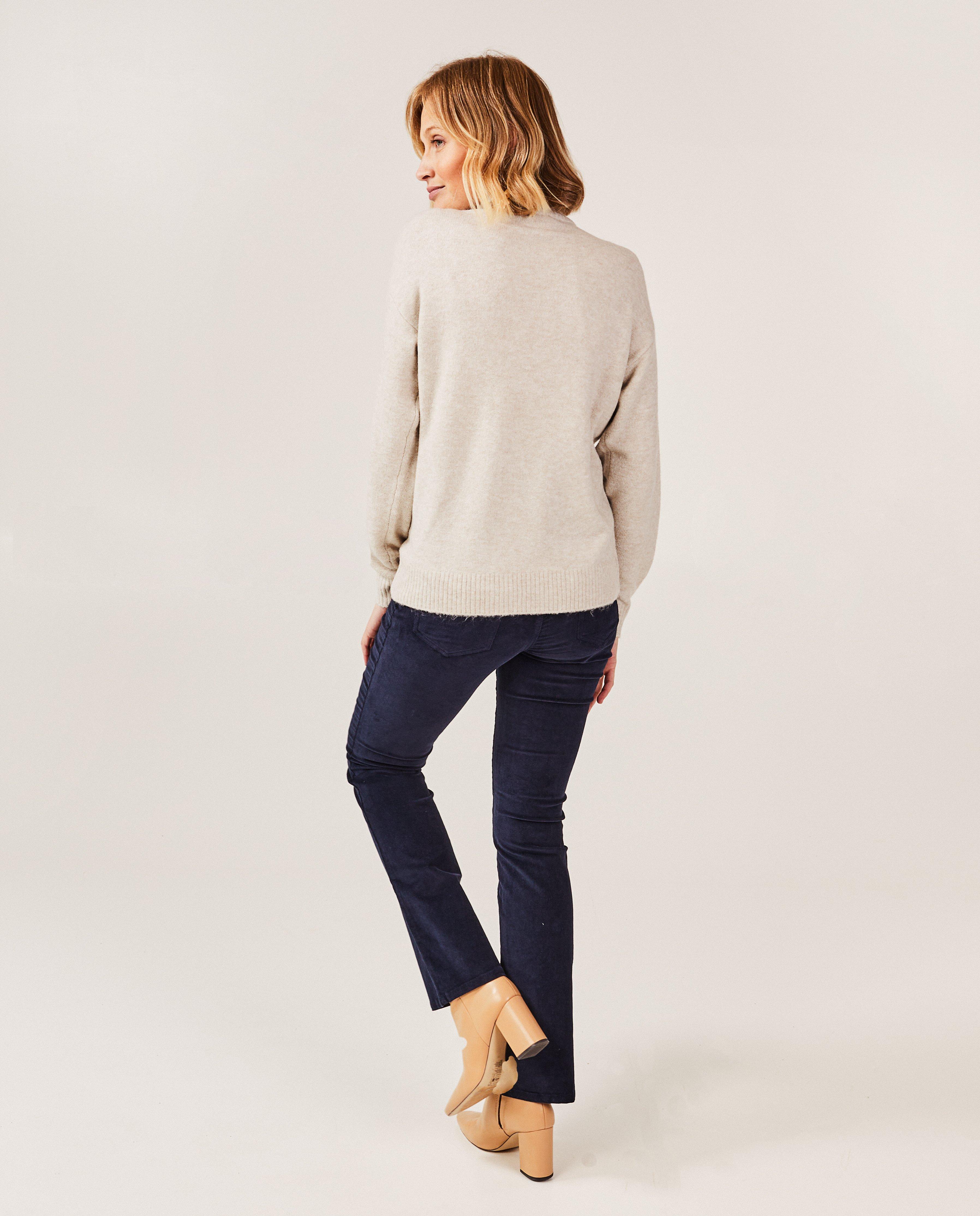 Pantalons - Pantalon de grossesse en velours