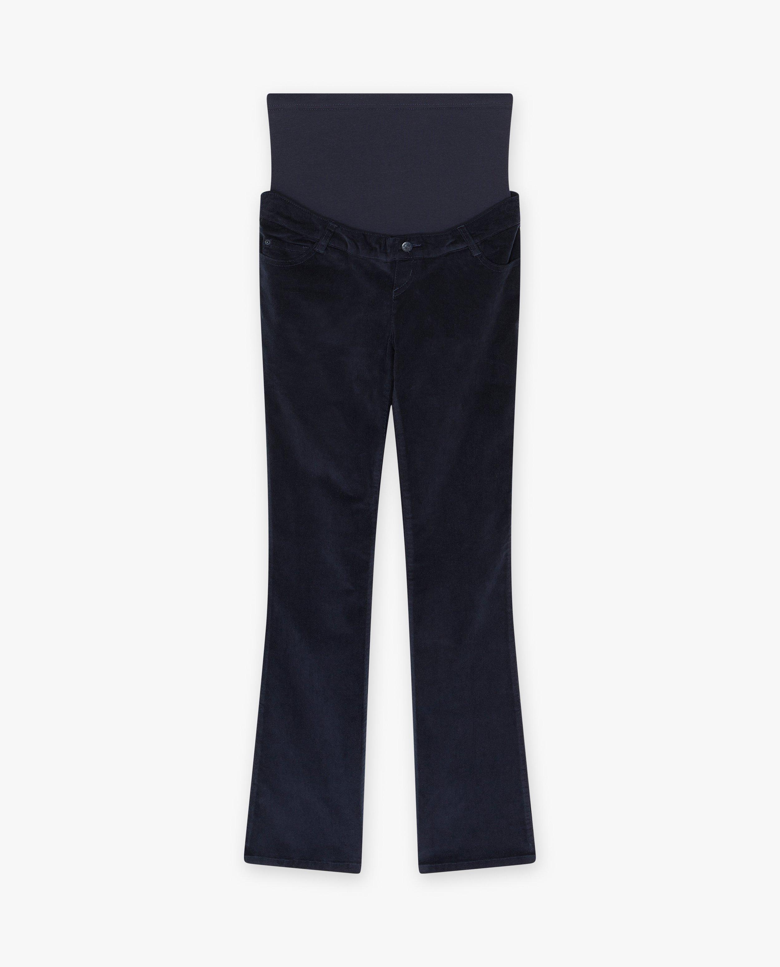 Pantalons - Pantalon de grossesse en velours