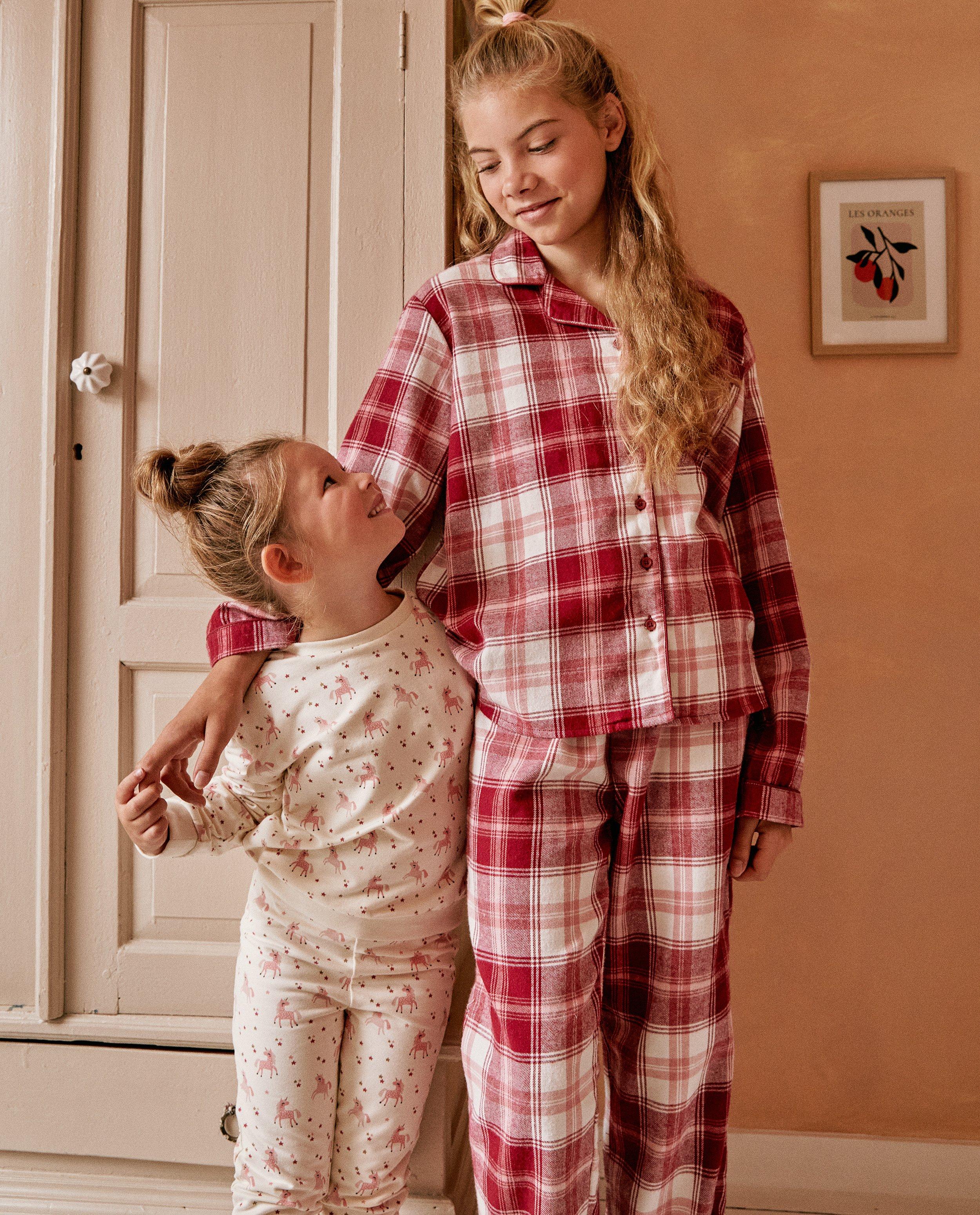 Pyjamas - Pyjama en flanelle à carreaux