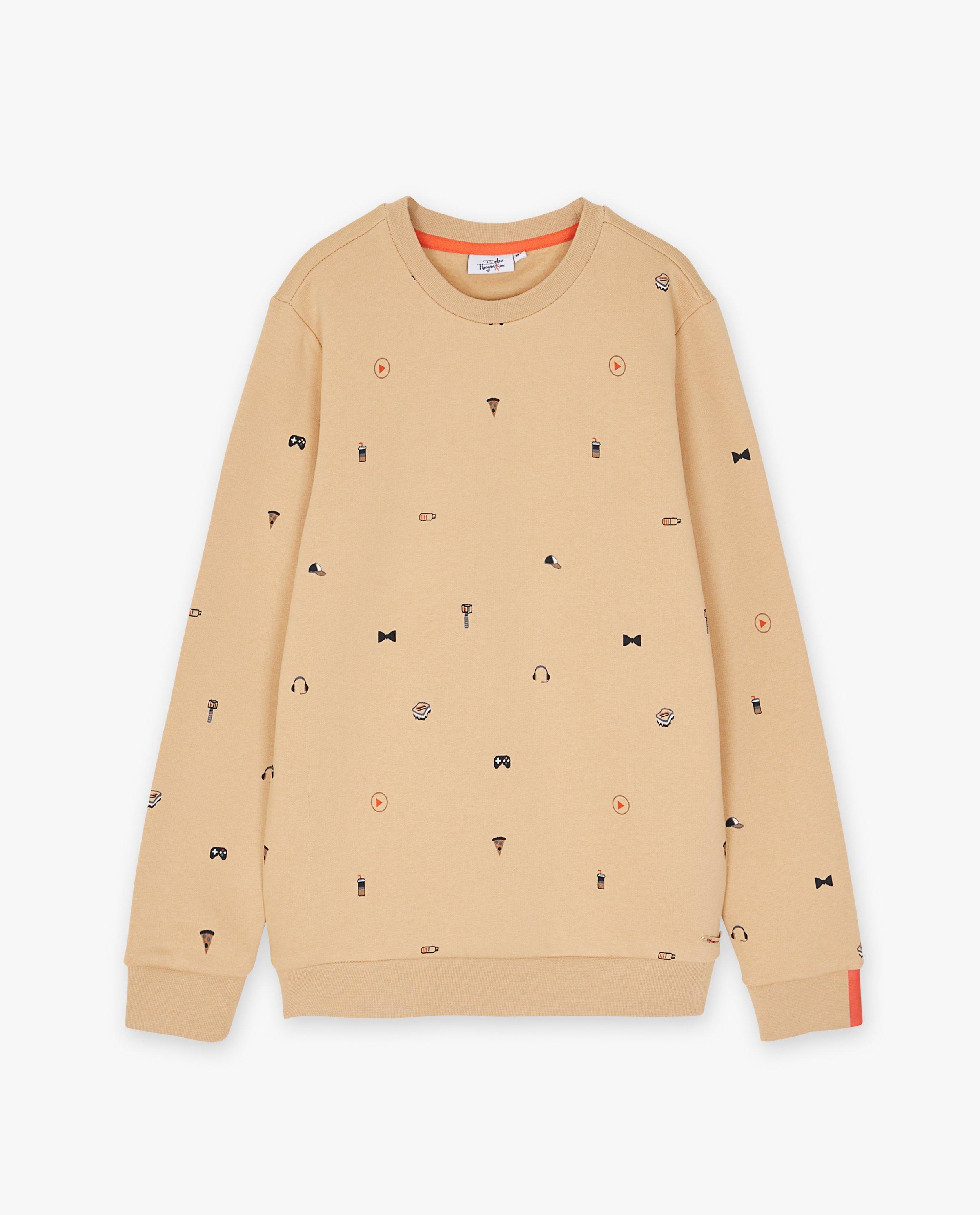 Sweaters - Sweater met microprint