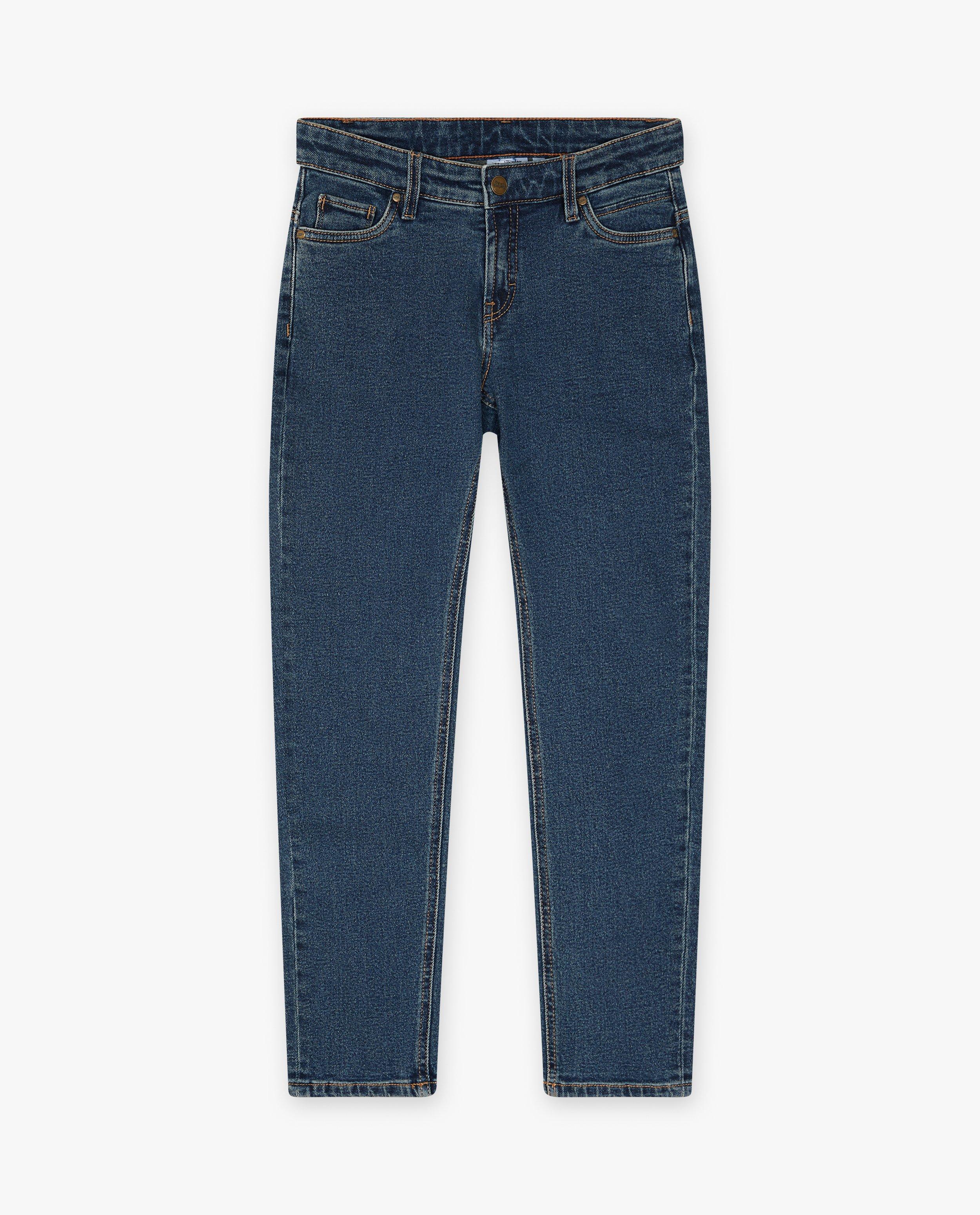Jeans - Donkerblauwe jeans, straight fit