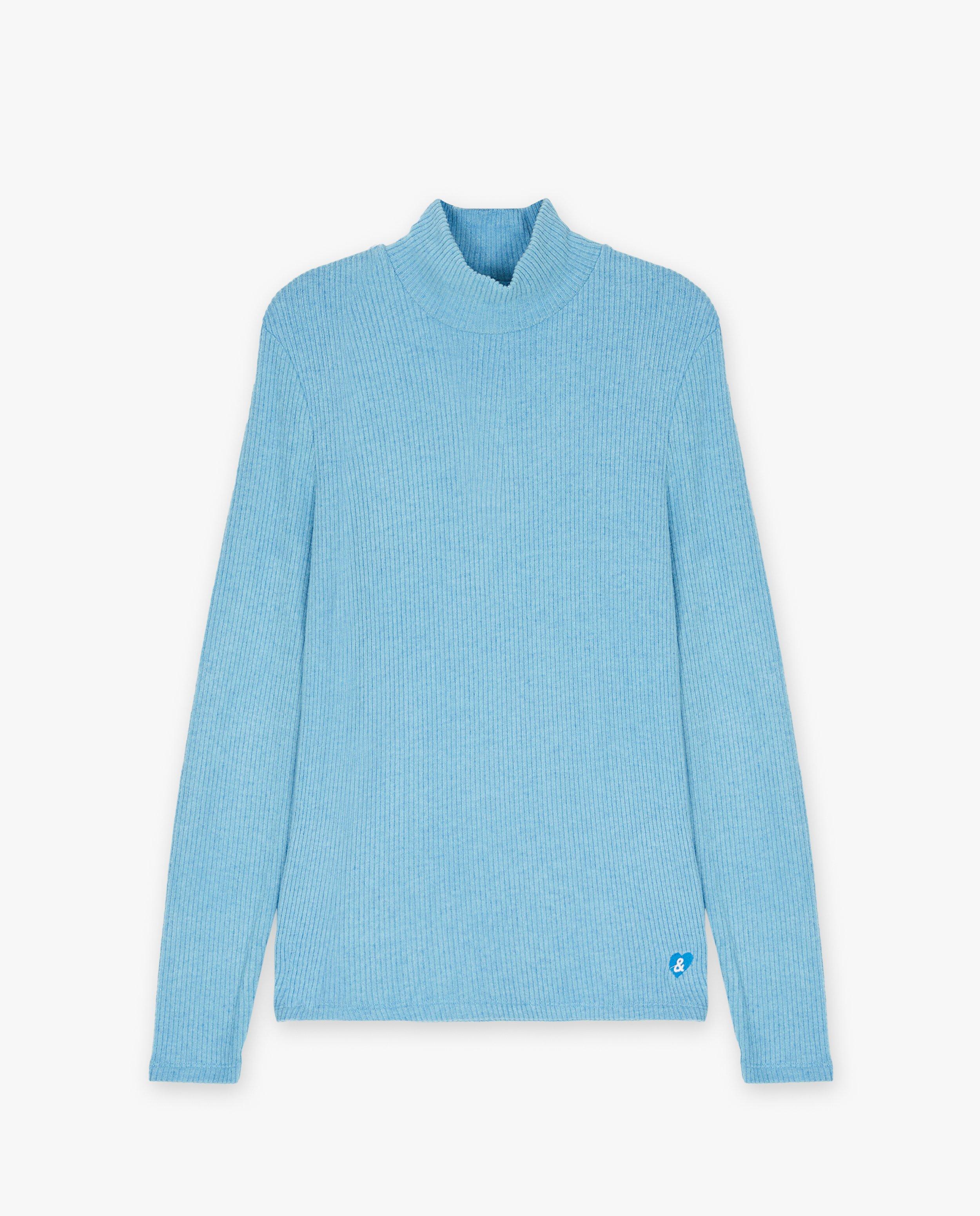 T-shirts - Pull en fin tricot côtelé