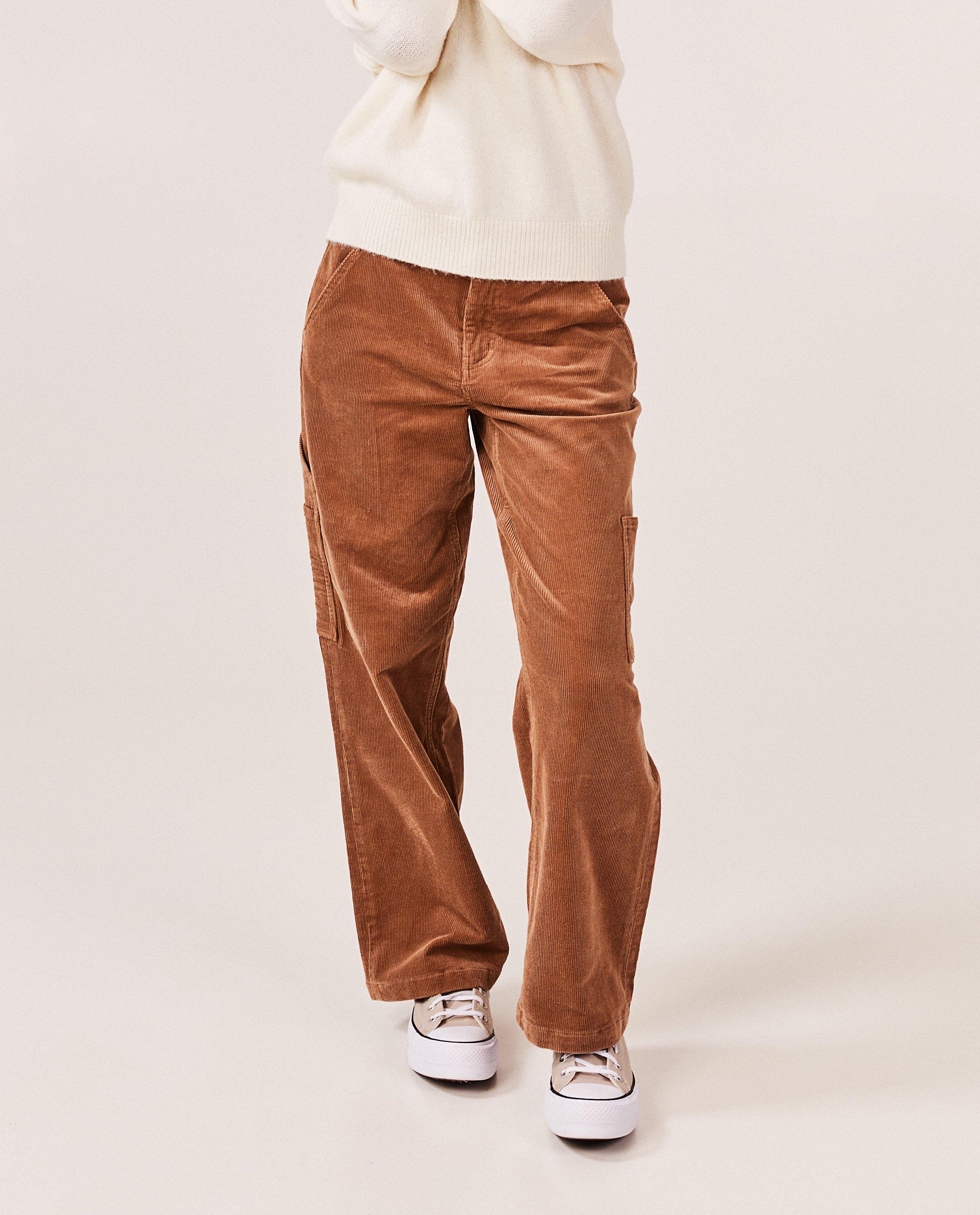 Pantalon en velours côtelé, straight fit - null - Groggy