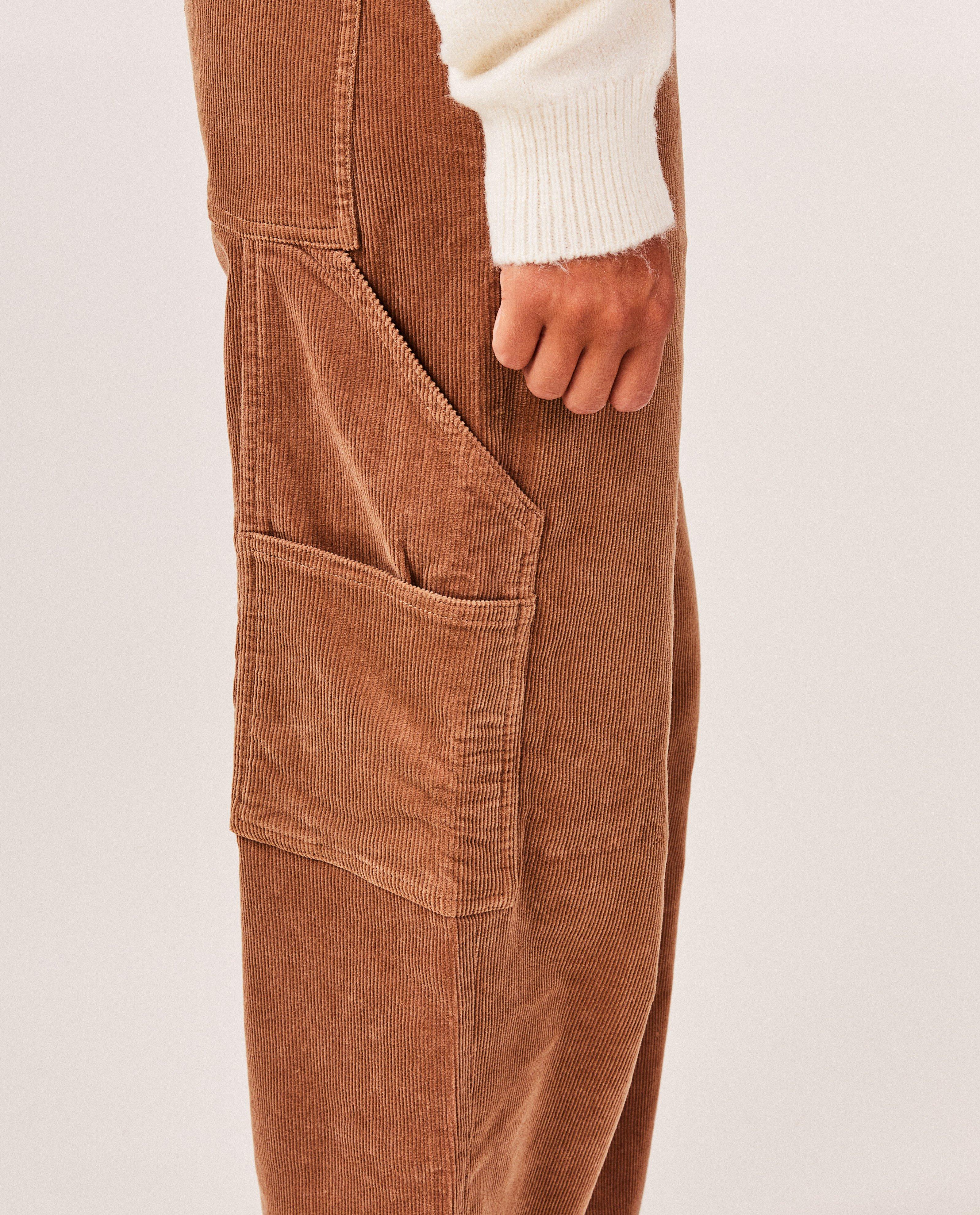 Pantalons - Pantalon en velours côtelé, straight fit