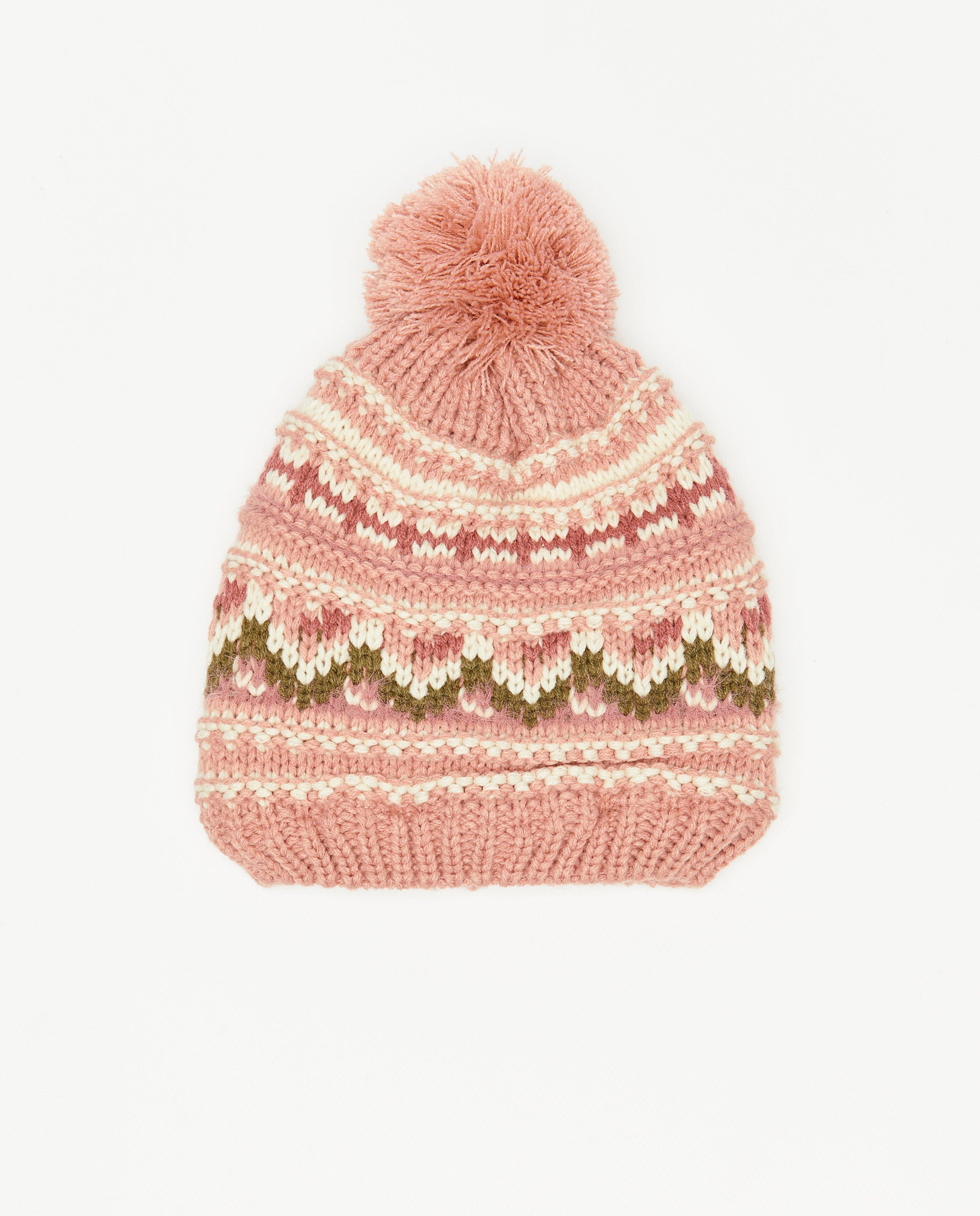 Bonnet en tricot avec un pompon - null - Milla Star