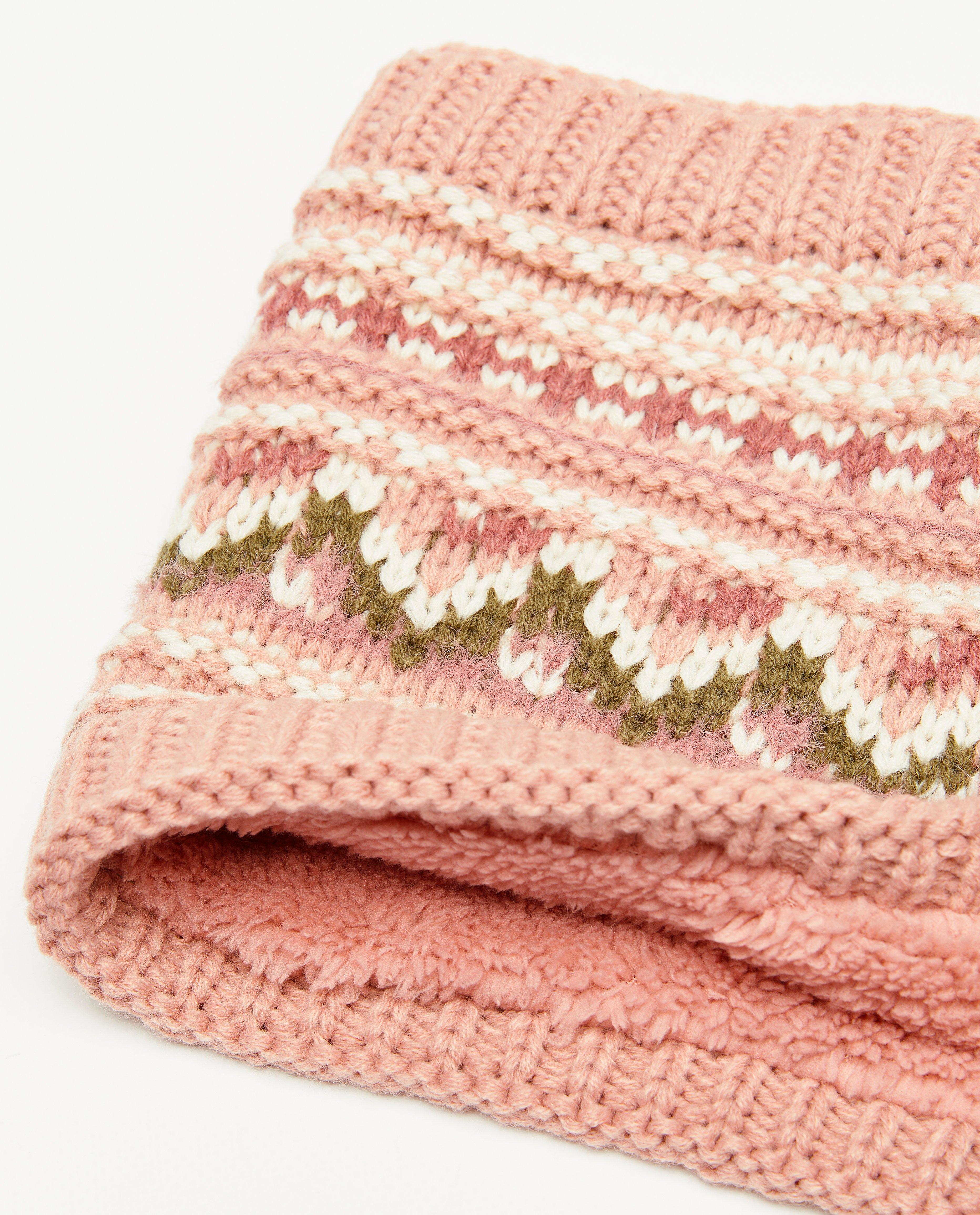 Bonneterie - Écharpe tournante en tricot