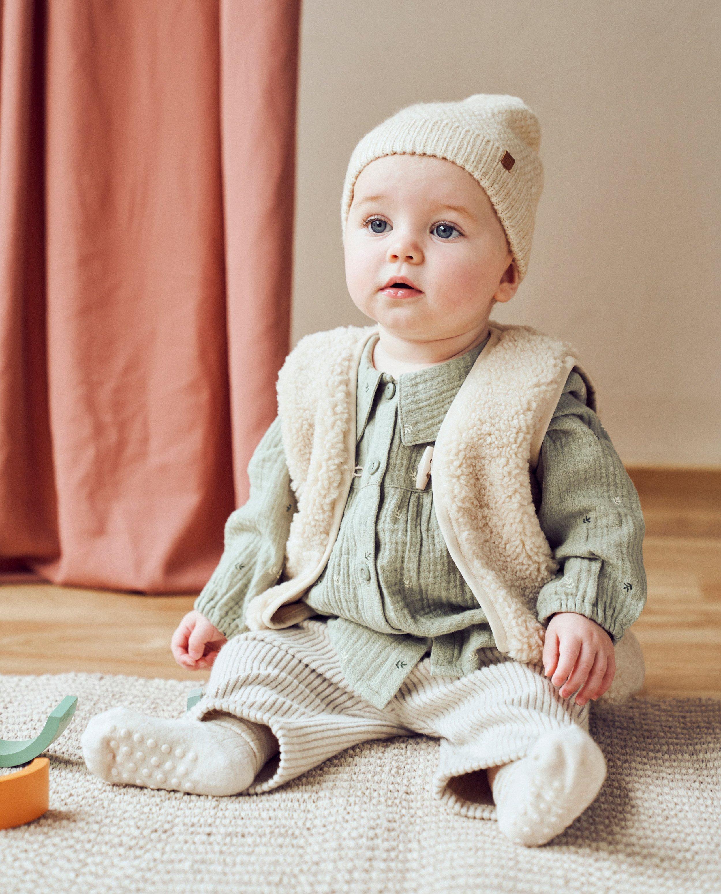 Blouse verte en tétra - null - Cuddles and Smiles