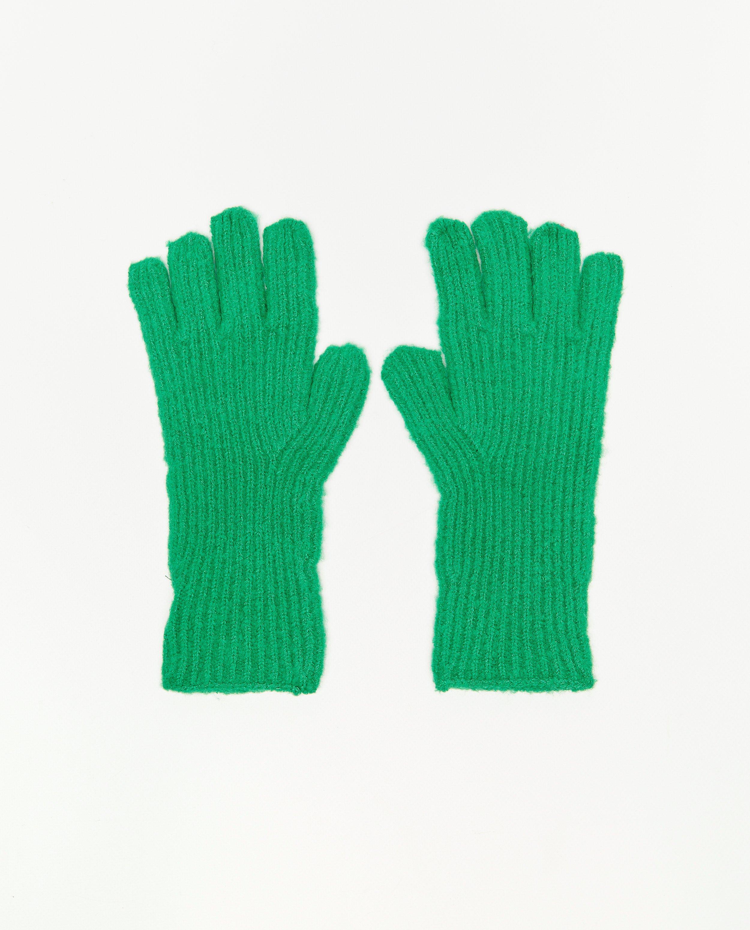 Groene handschoenen met vingeropeningen - null - Fish & Chips