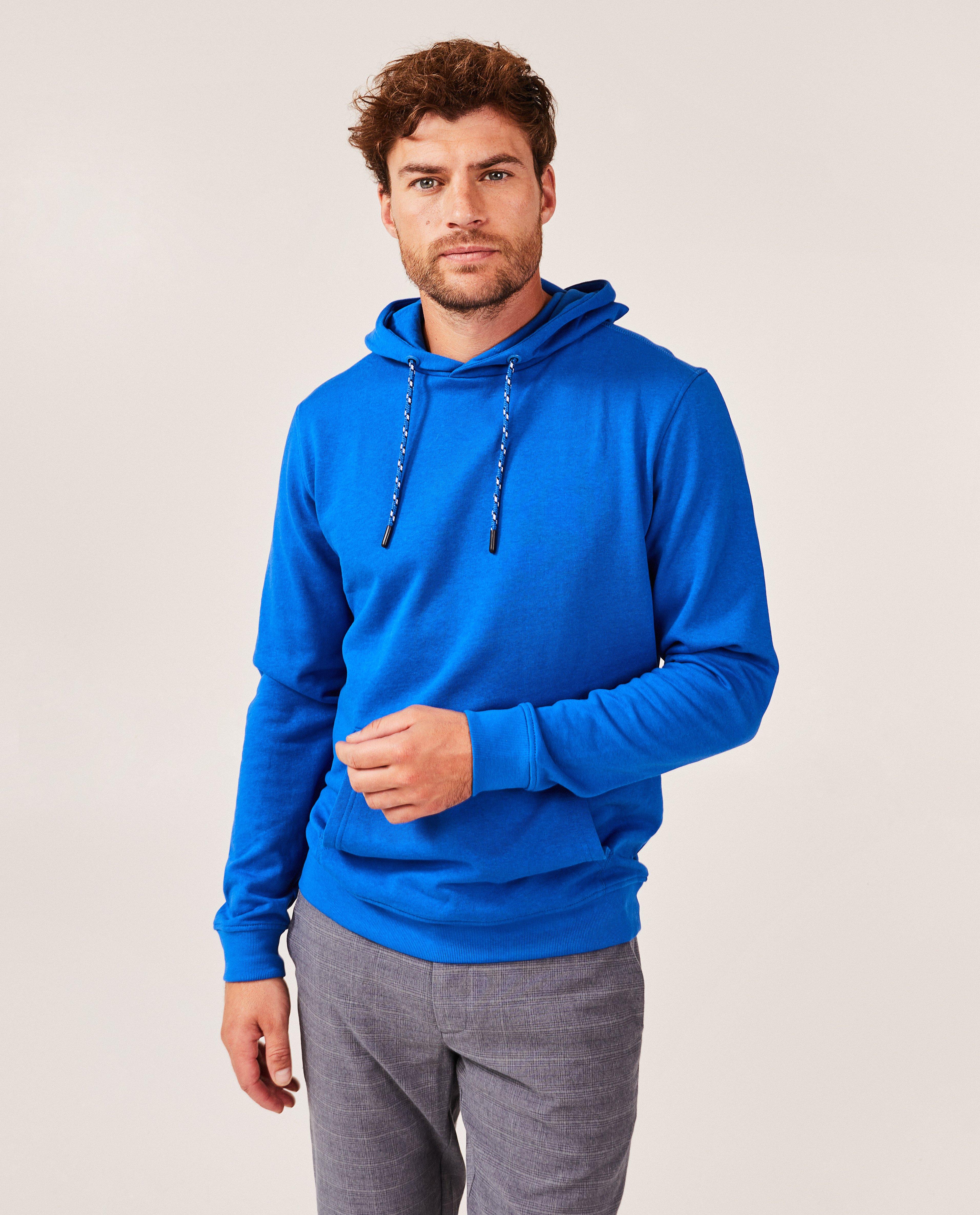 Sweaters - Blauwe hoodie