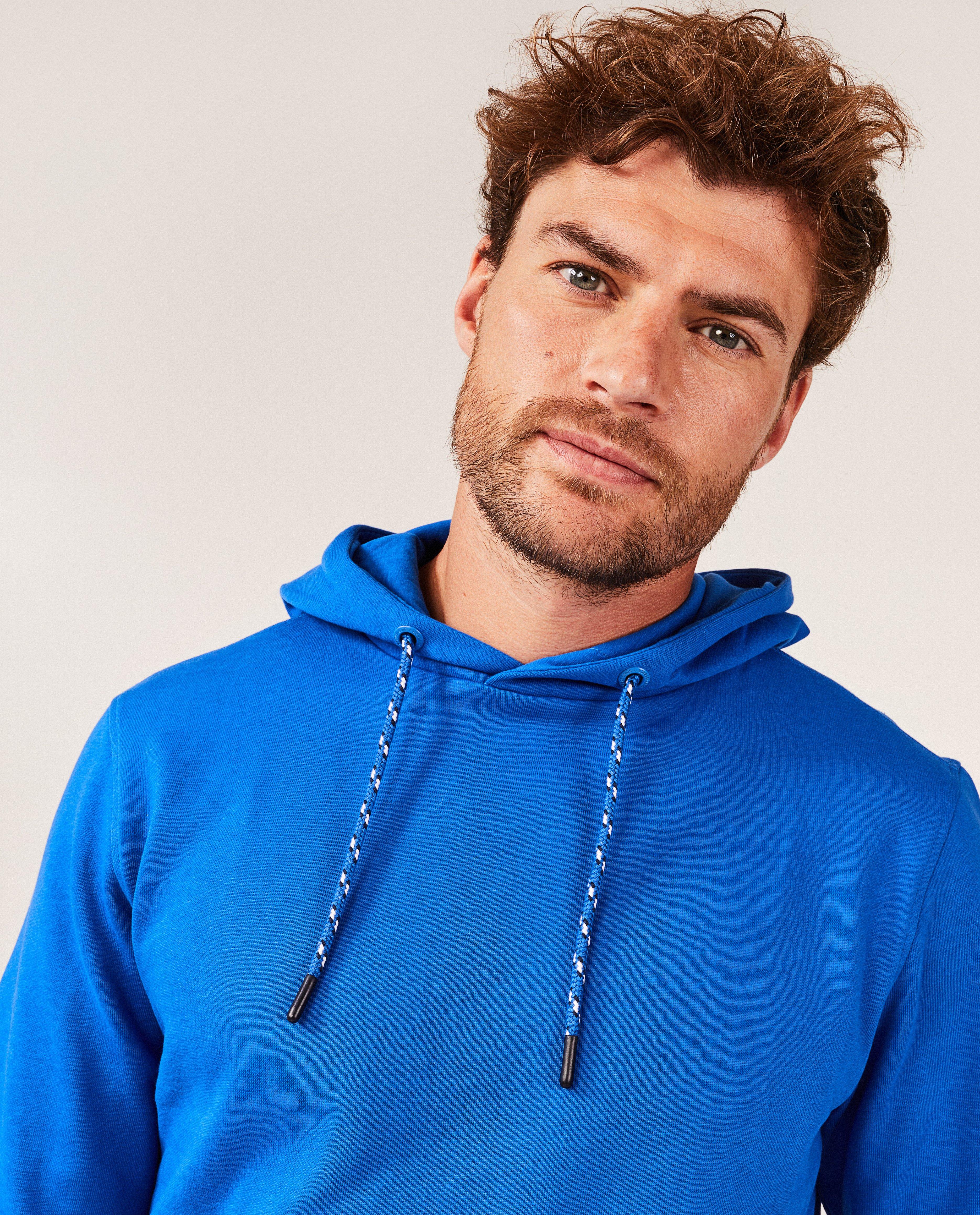 Sweaters - Blauwe hoodie