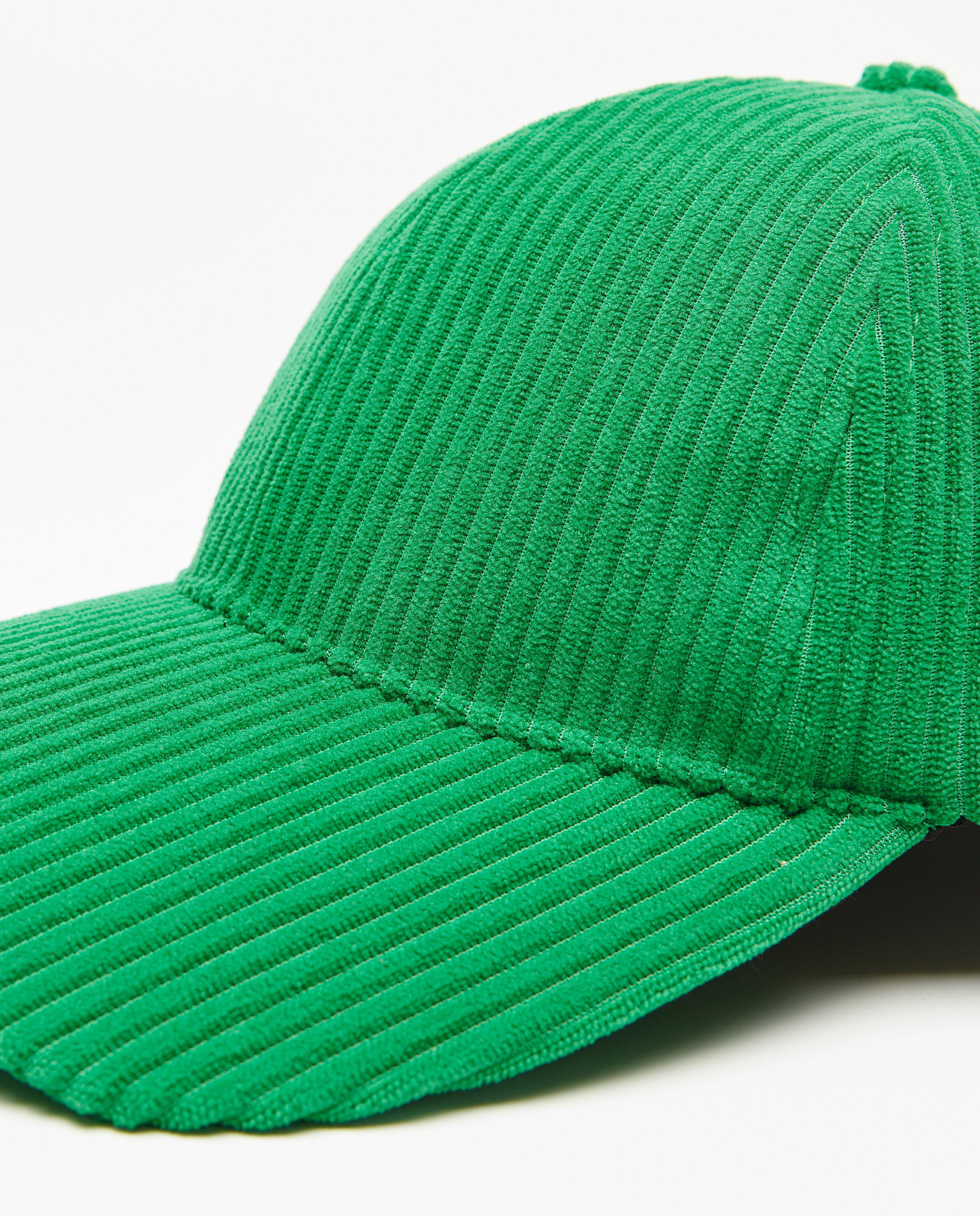 Breigoed - Groene pet met rib