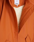 Poncho's en teddy's - Oranje jas met dierenprint