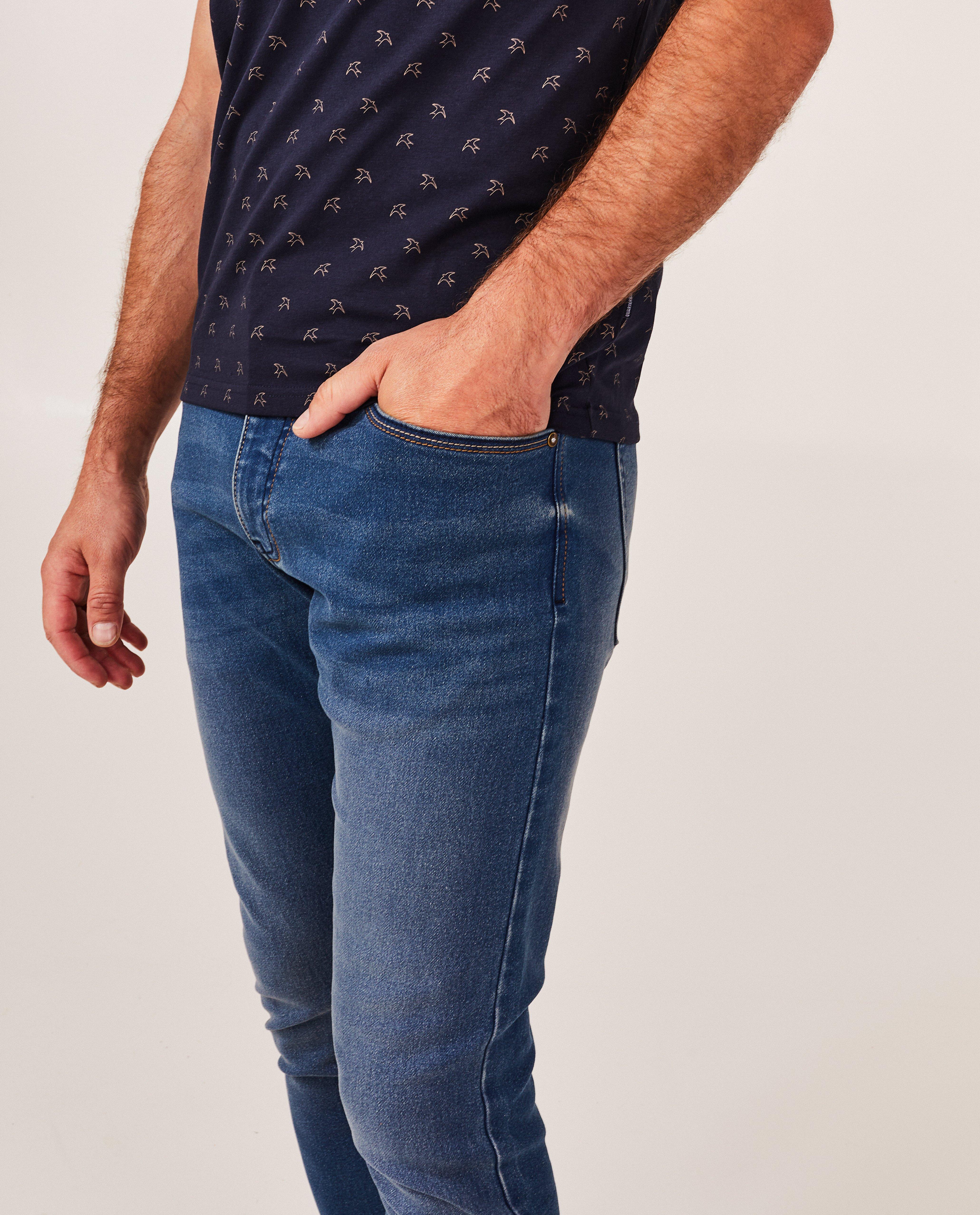 Blauwe jeans, skinny fit - Product Detail - blauw - afbeelding nummer 4