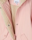 Poncho's en teddy's - Roze jas met teddy voering