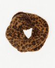 Fuzzy sjaal met luipaardprint - null - Fish & Chips