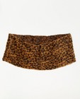 Breigoed - Fuzzy sjaal met luipaardprint