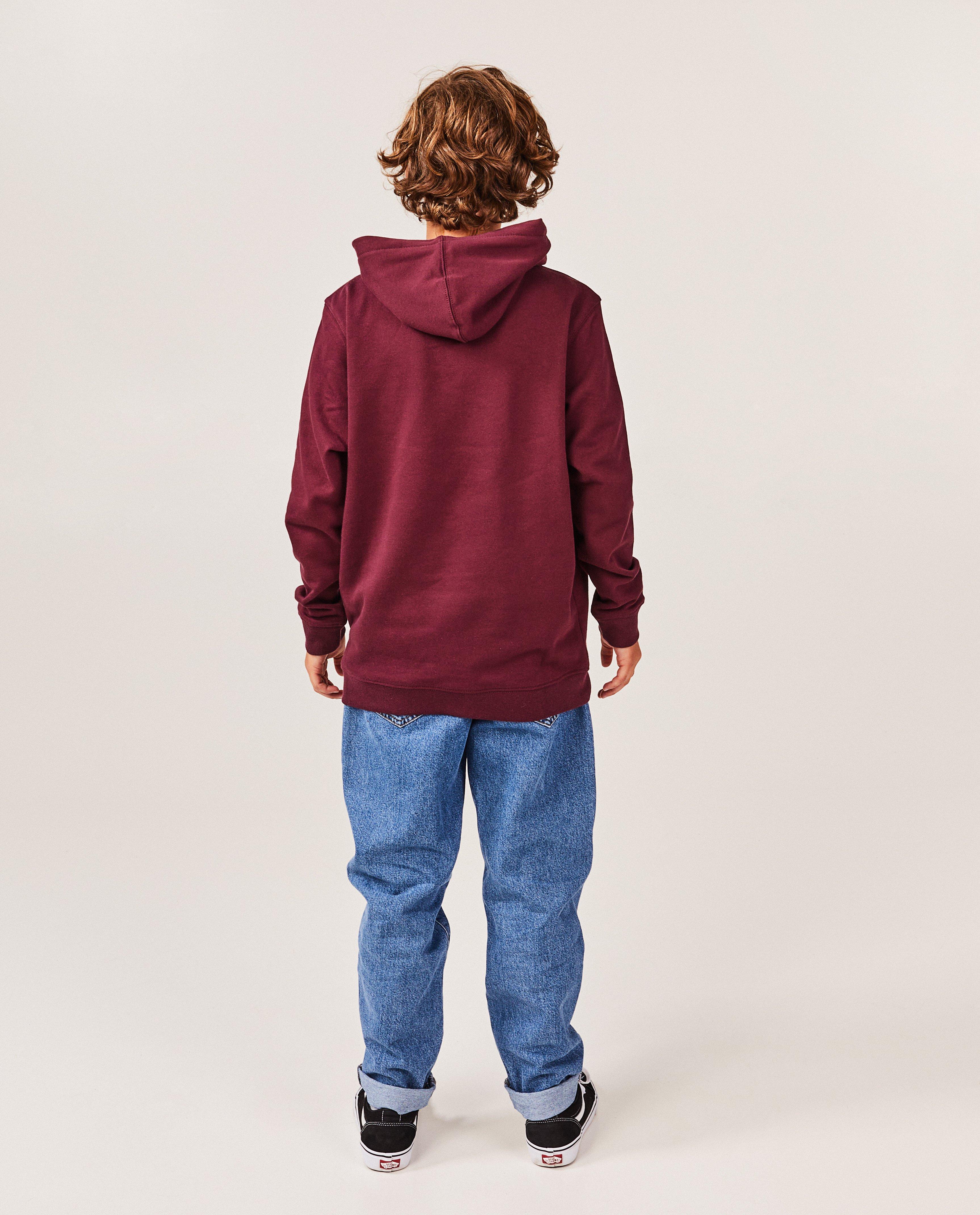 Sweaters - Zwarte hoodie met opschrift