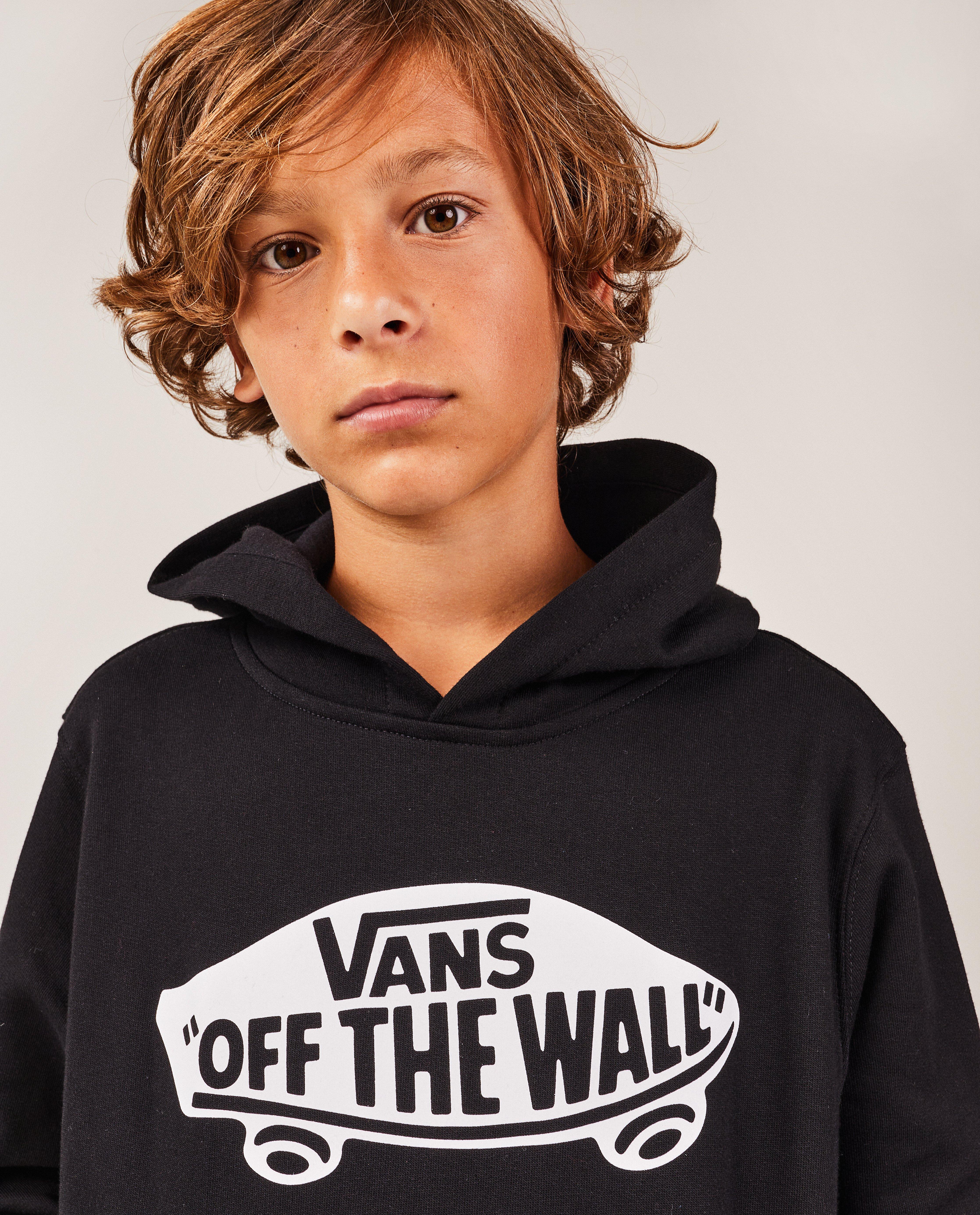 Sweaters - Zwarte hoodie met opschrift