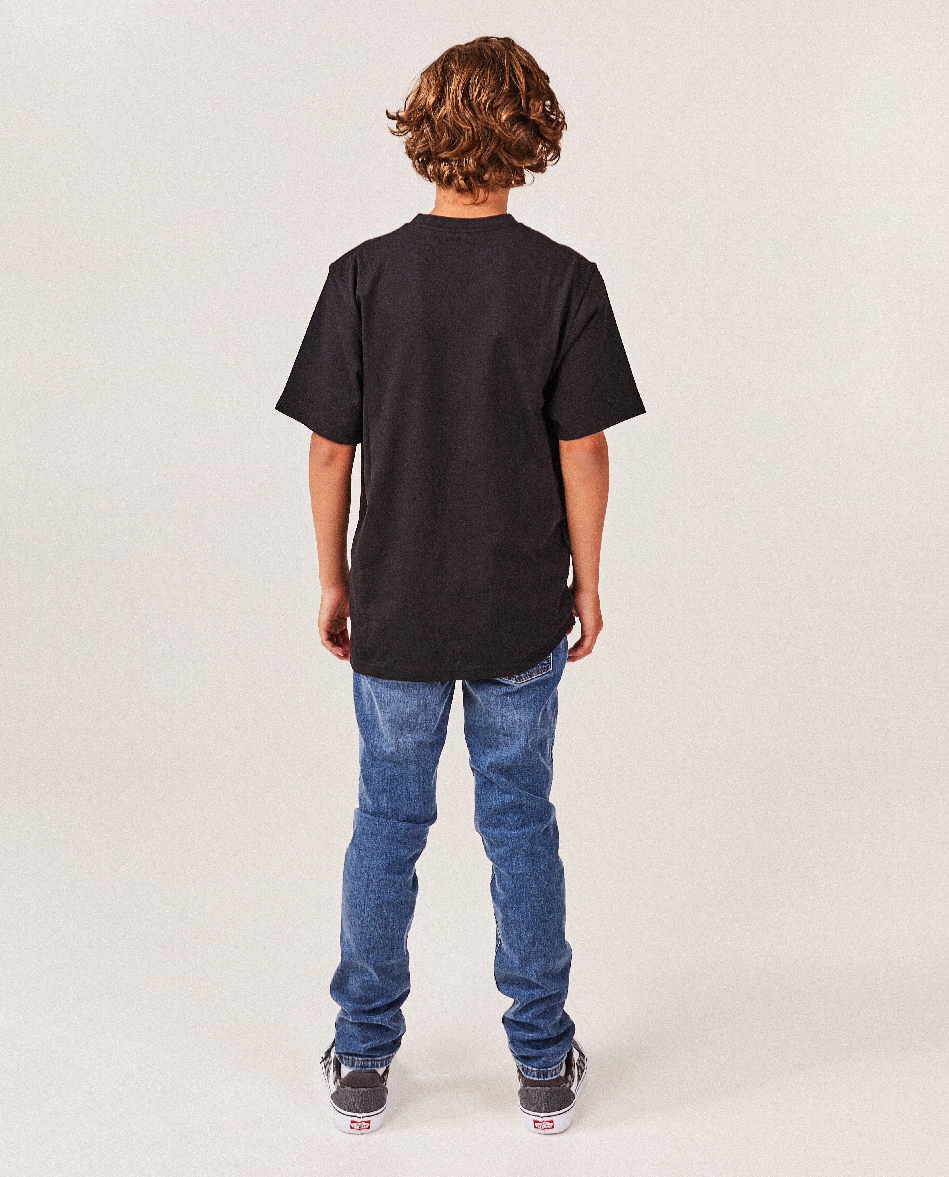 T-shirts - Zwart T-shirt met opschrift