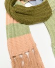Breigoed - Gebreide sjaal met color block