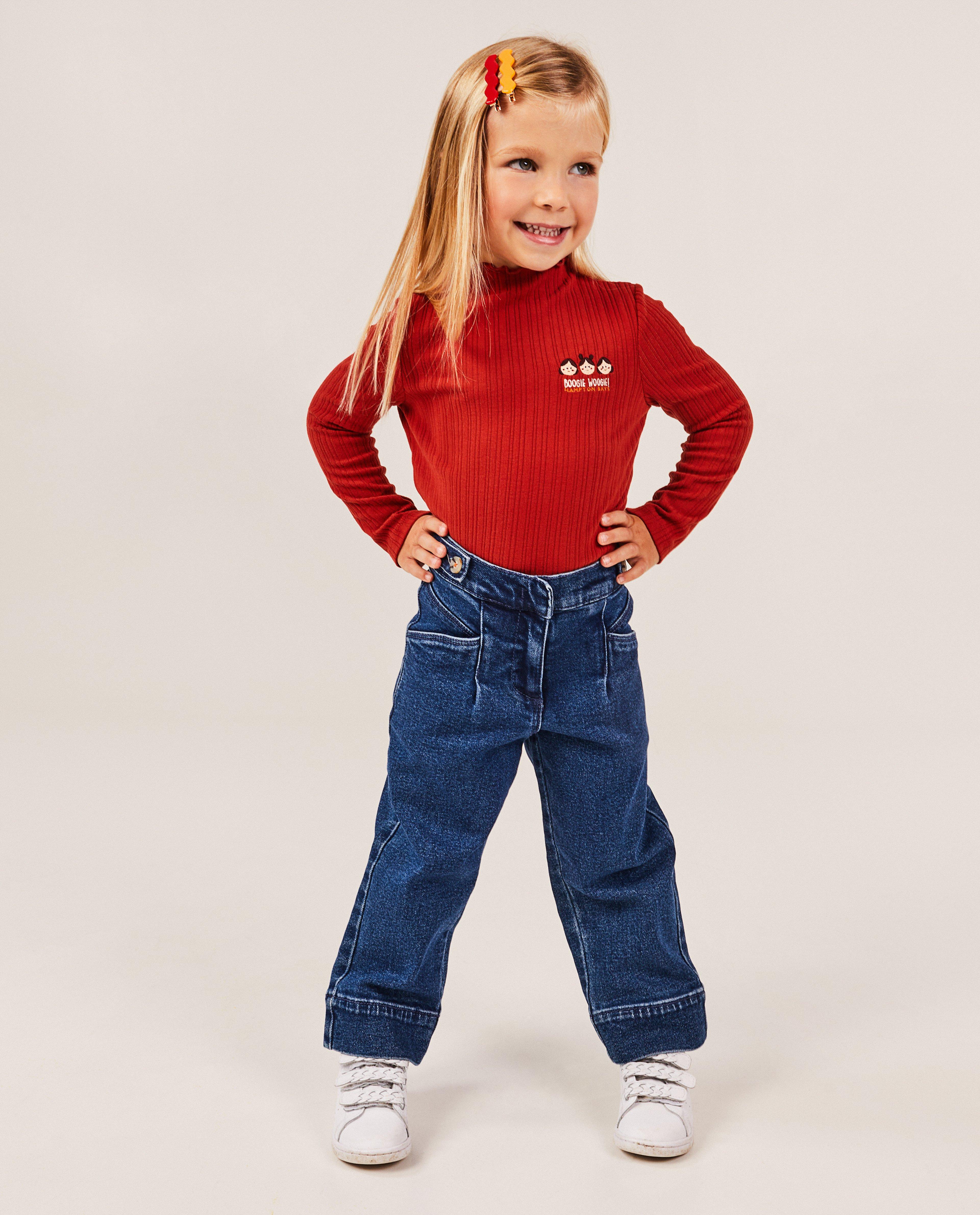 Blauwe jeans, straight fit - null - Hampton Bays