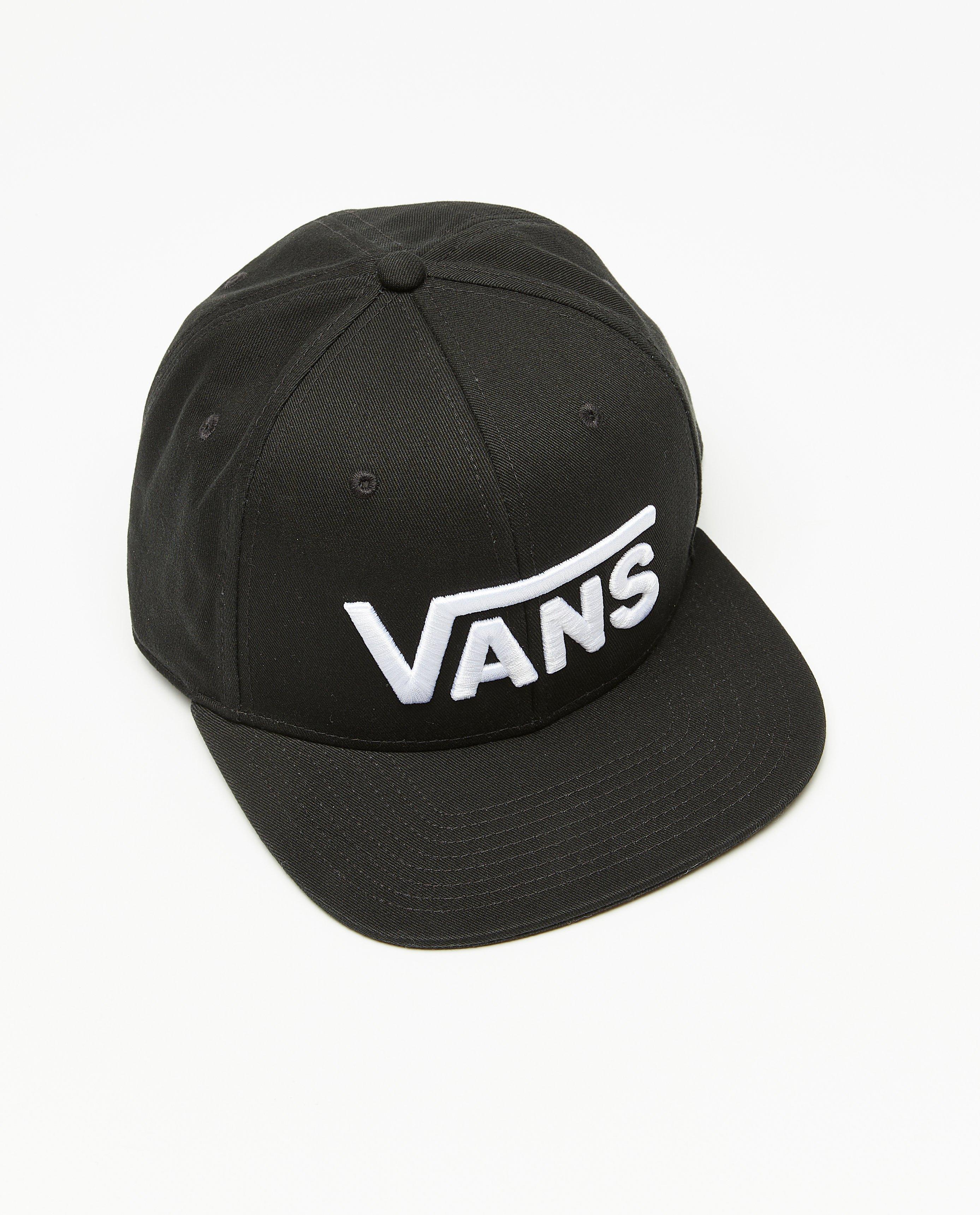Bonneterie - Casquette noire avec broderie, hommes
