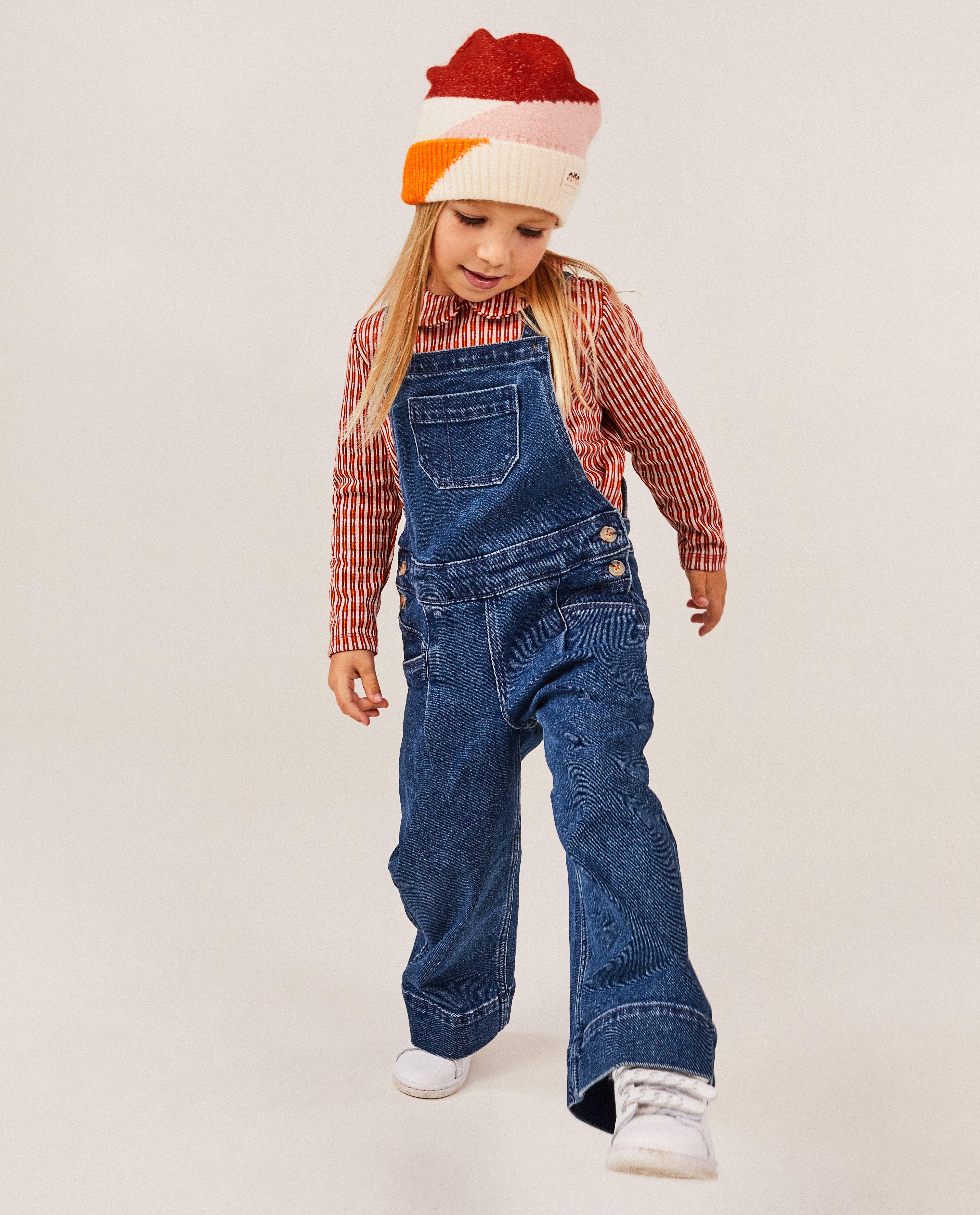 Salopette bleue en jeans - null - Hampton Bays