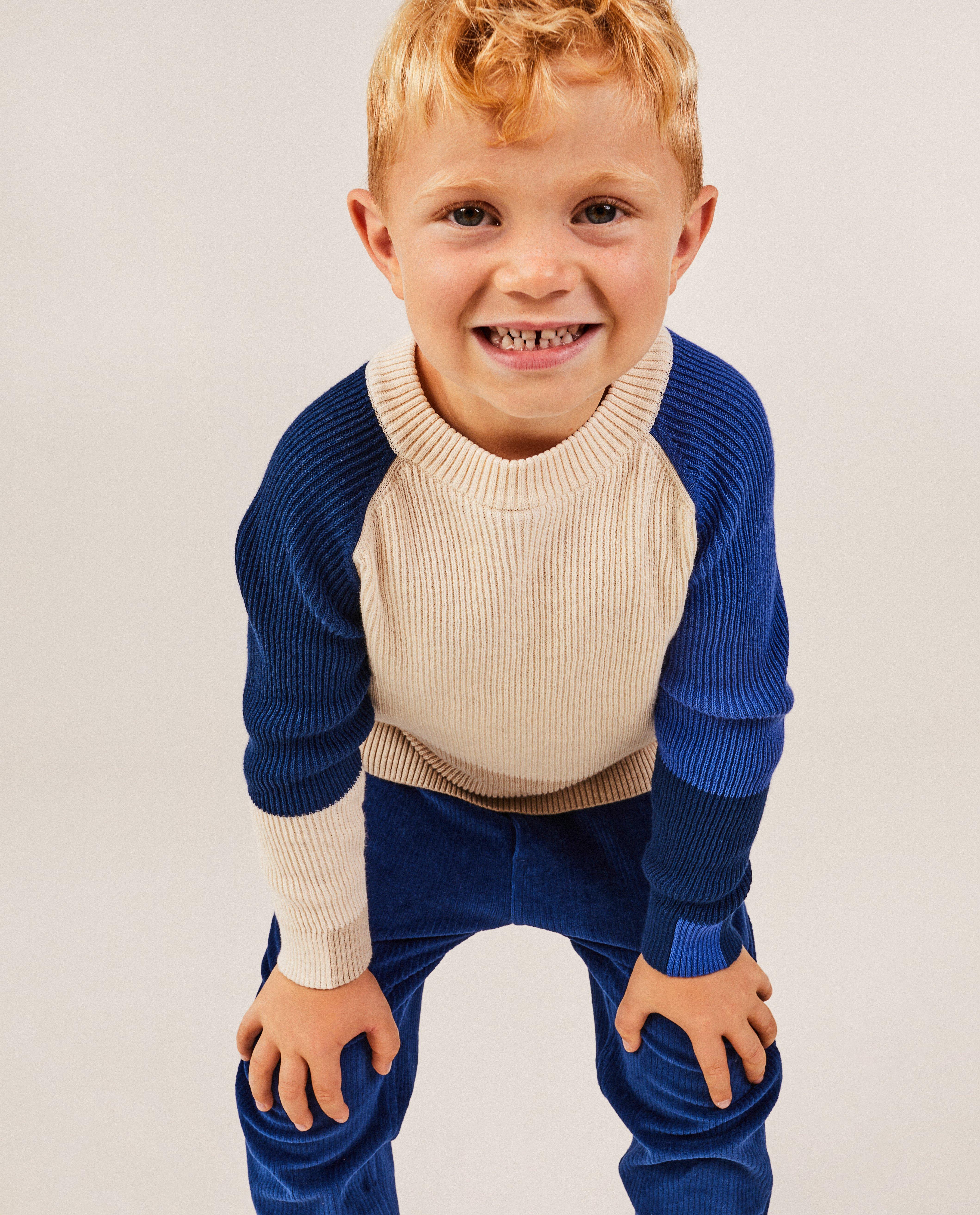 Trui met color block - null - Kidz Nation