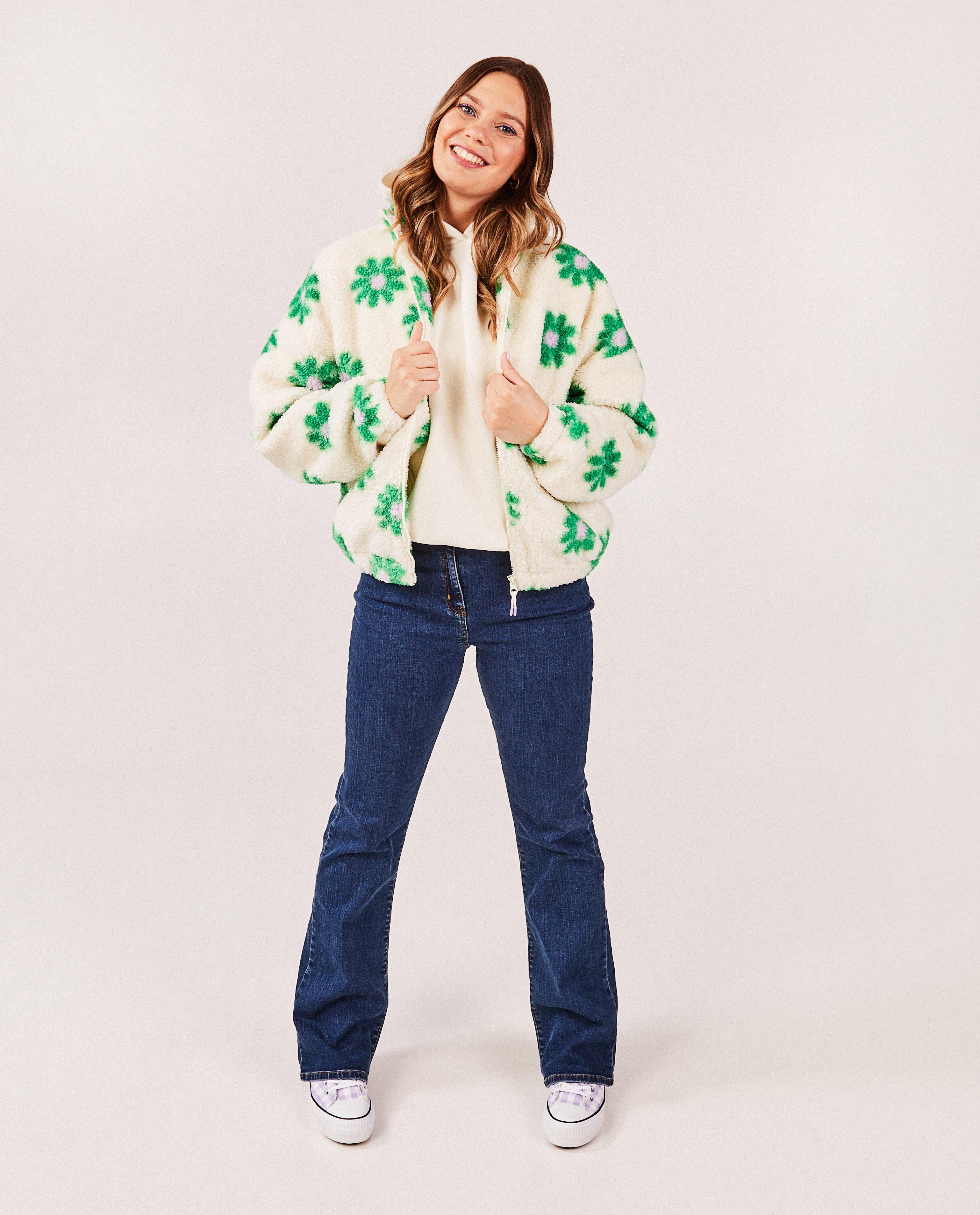 Teddy vest met bloemenprint - null - Maude Van der Vorst