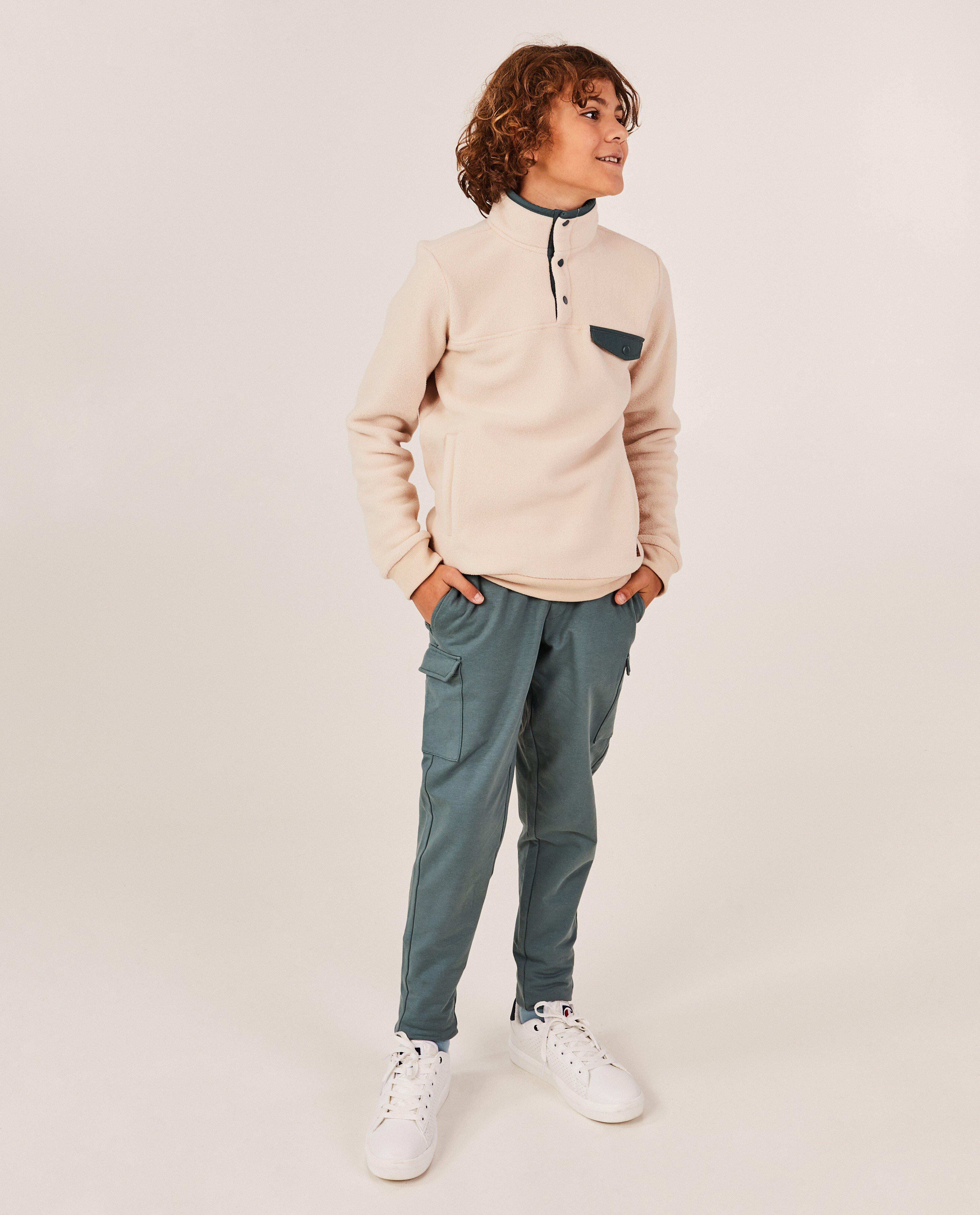 Fleece sweater met opstaande kraag - null - Nachtwacht