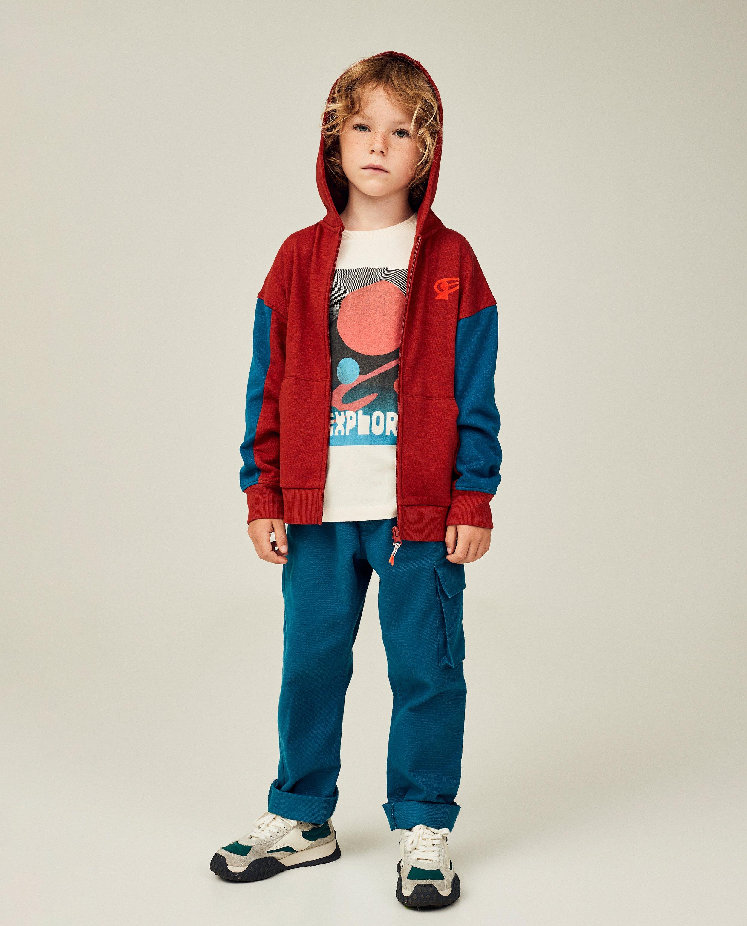 Blauwe broek, cargo fit - null - CKS