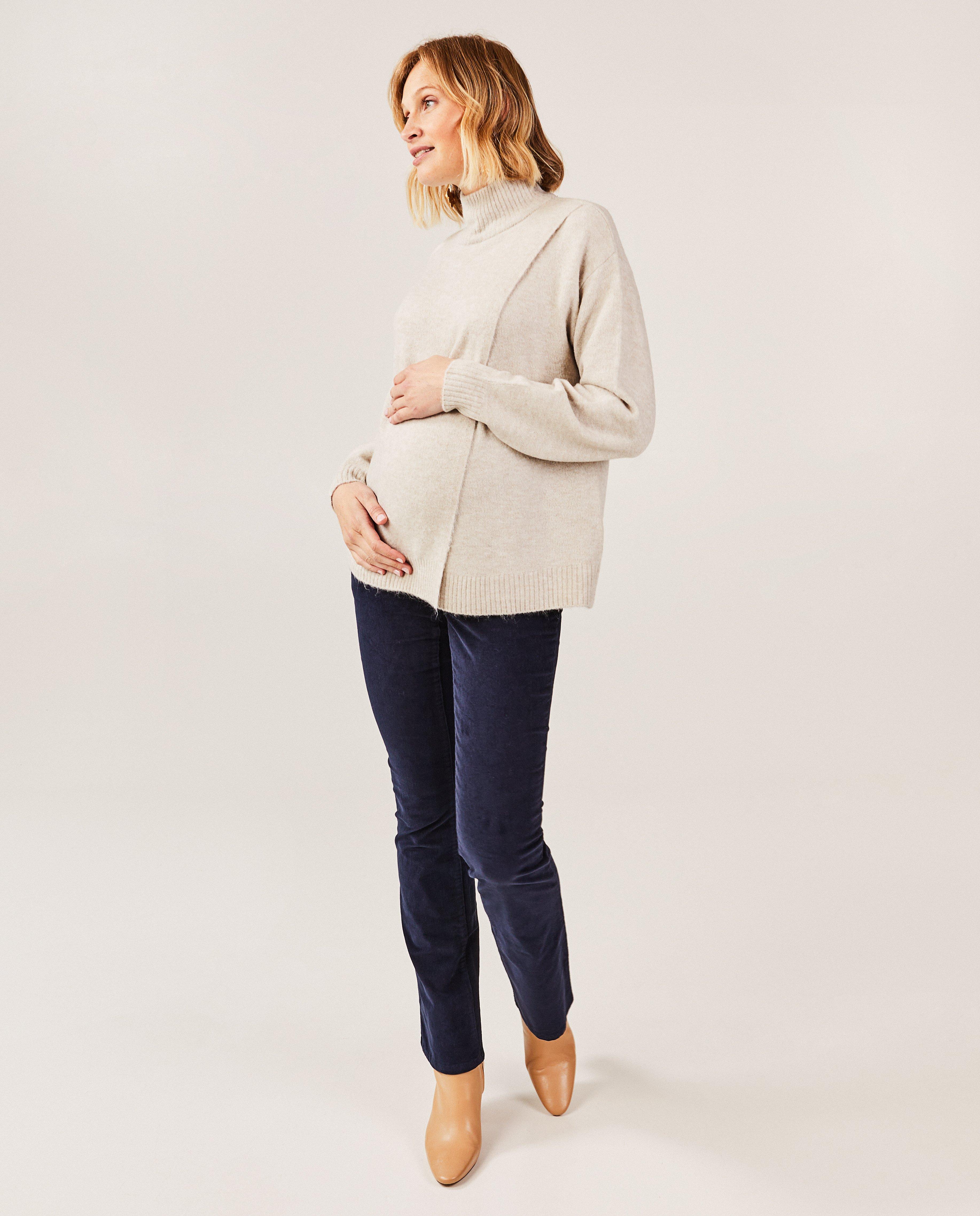 Rolkraagtrui met overslag - null - Atelier Maman