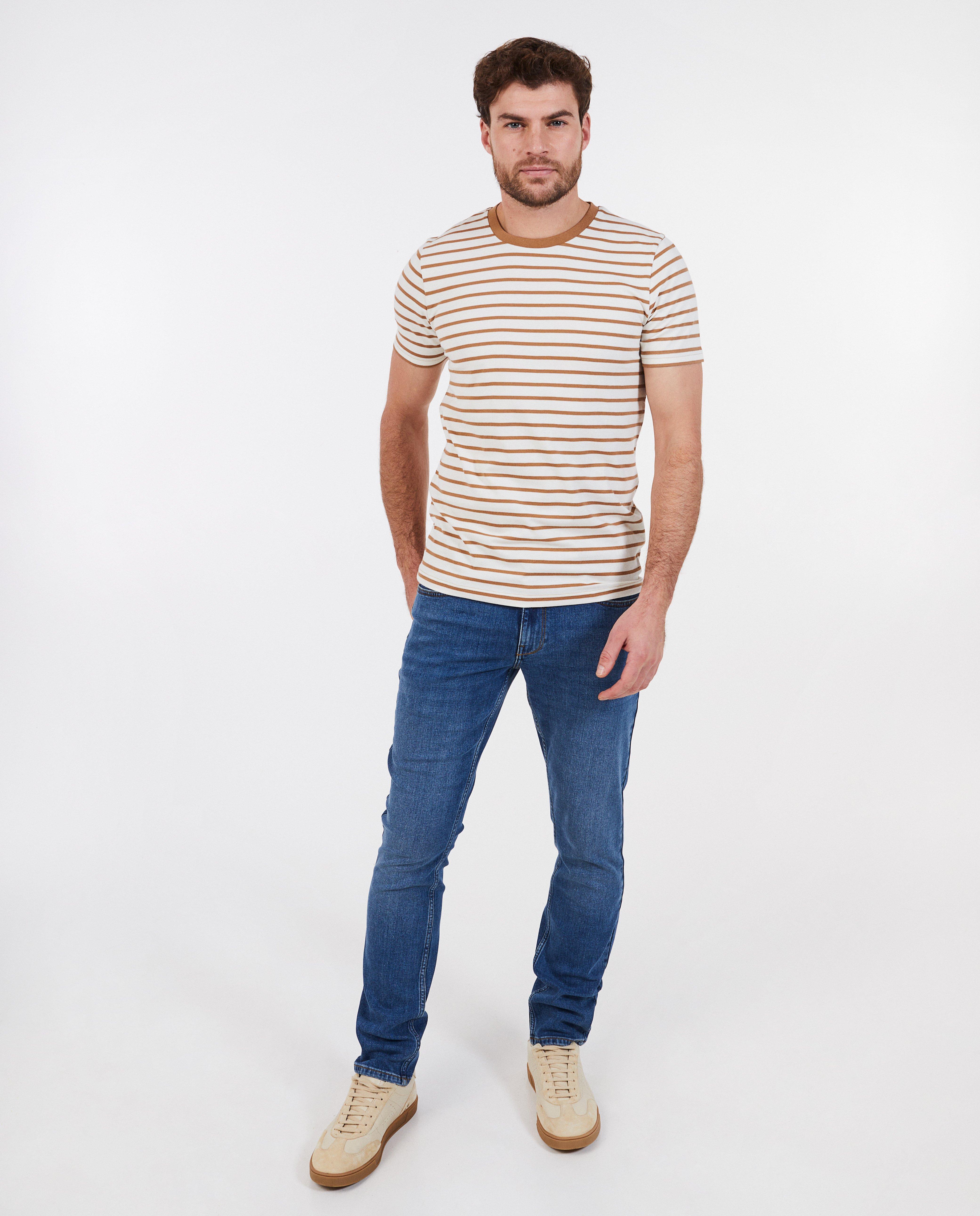Blauwe jeans, slim fit - null - Quarterback