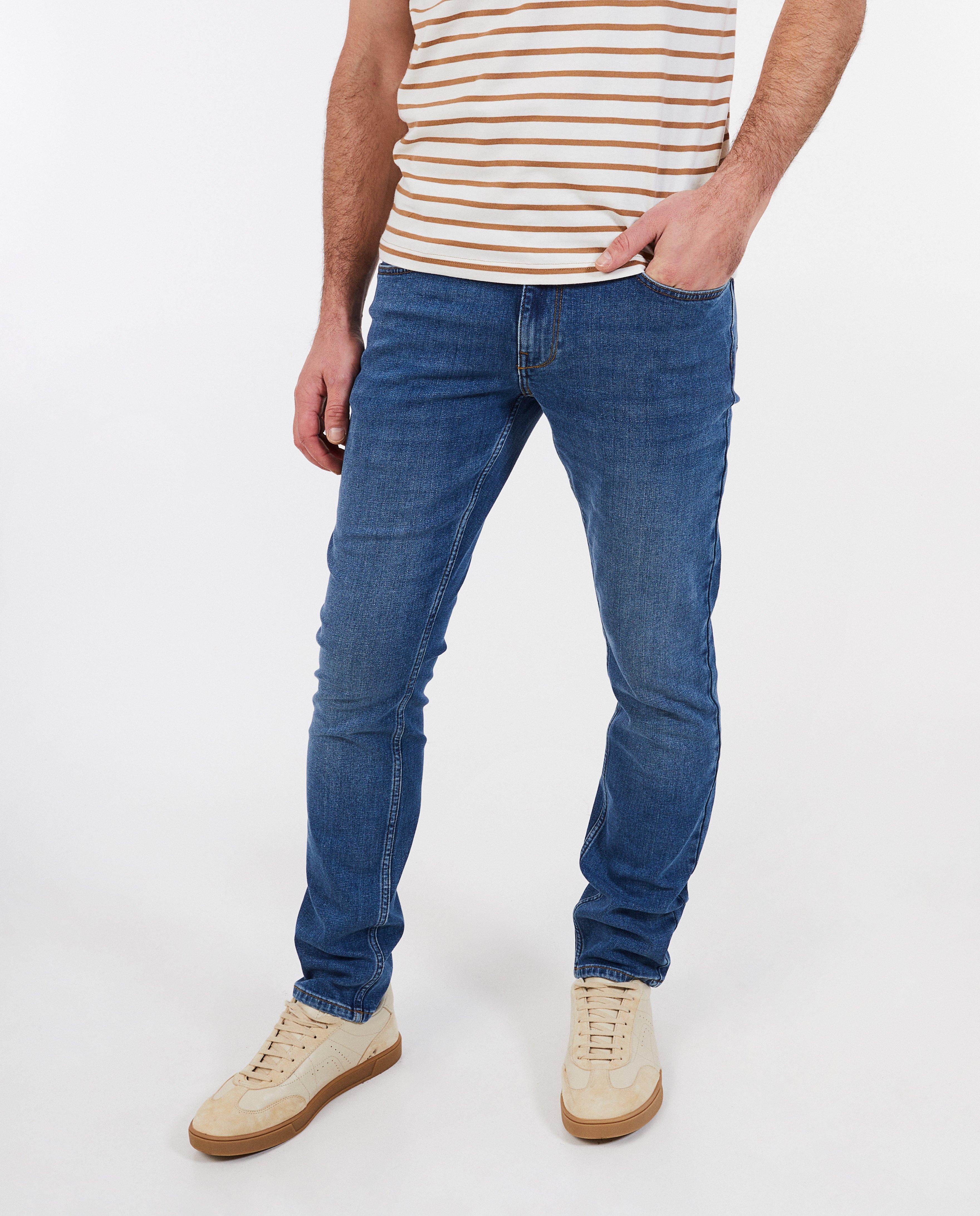 Jeans - Blauwe jeans, slim fit