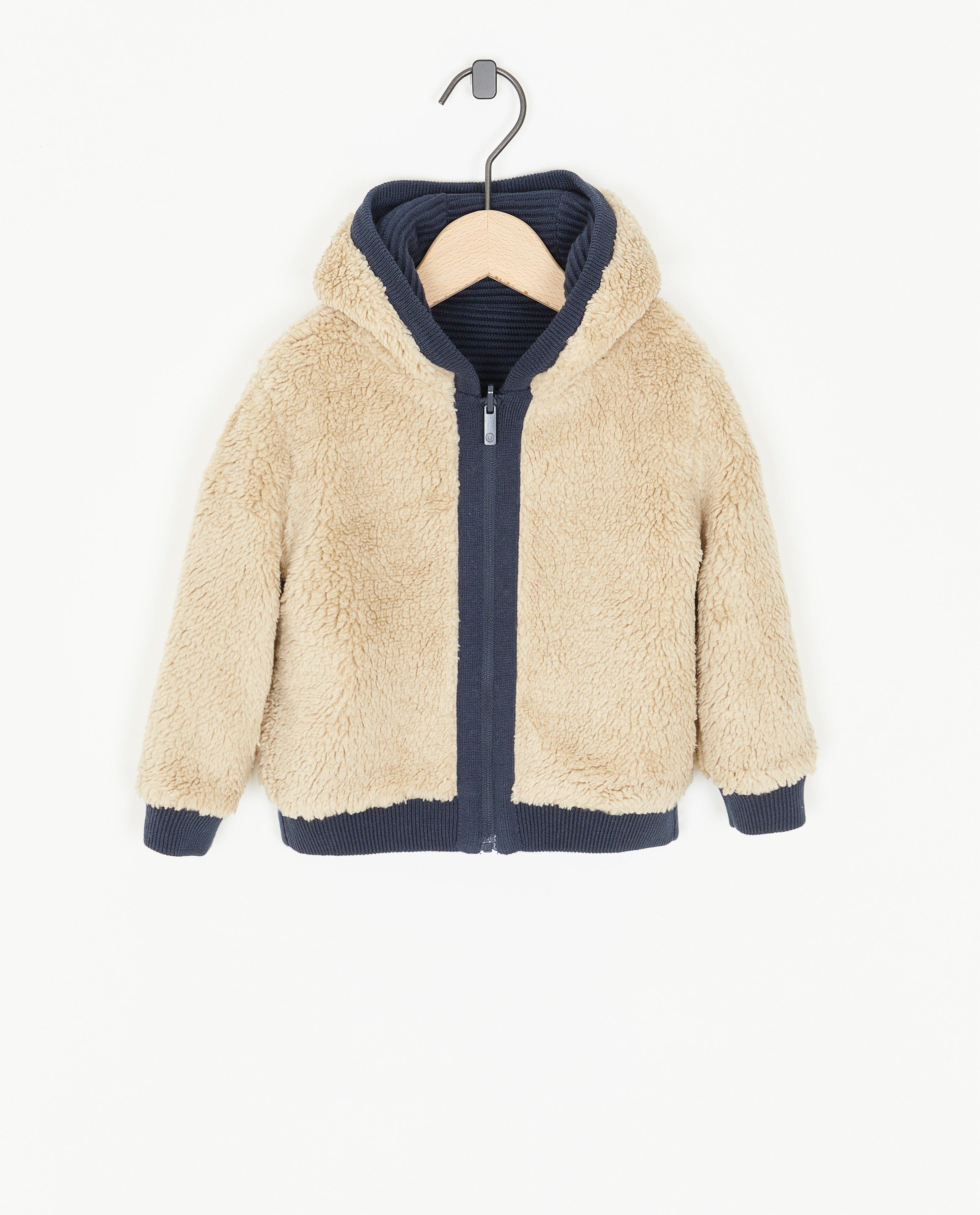 Teddys - Veste réversible, peluche