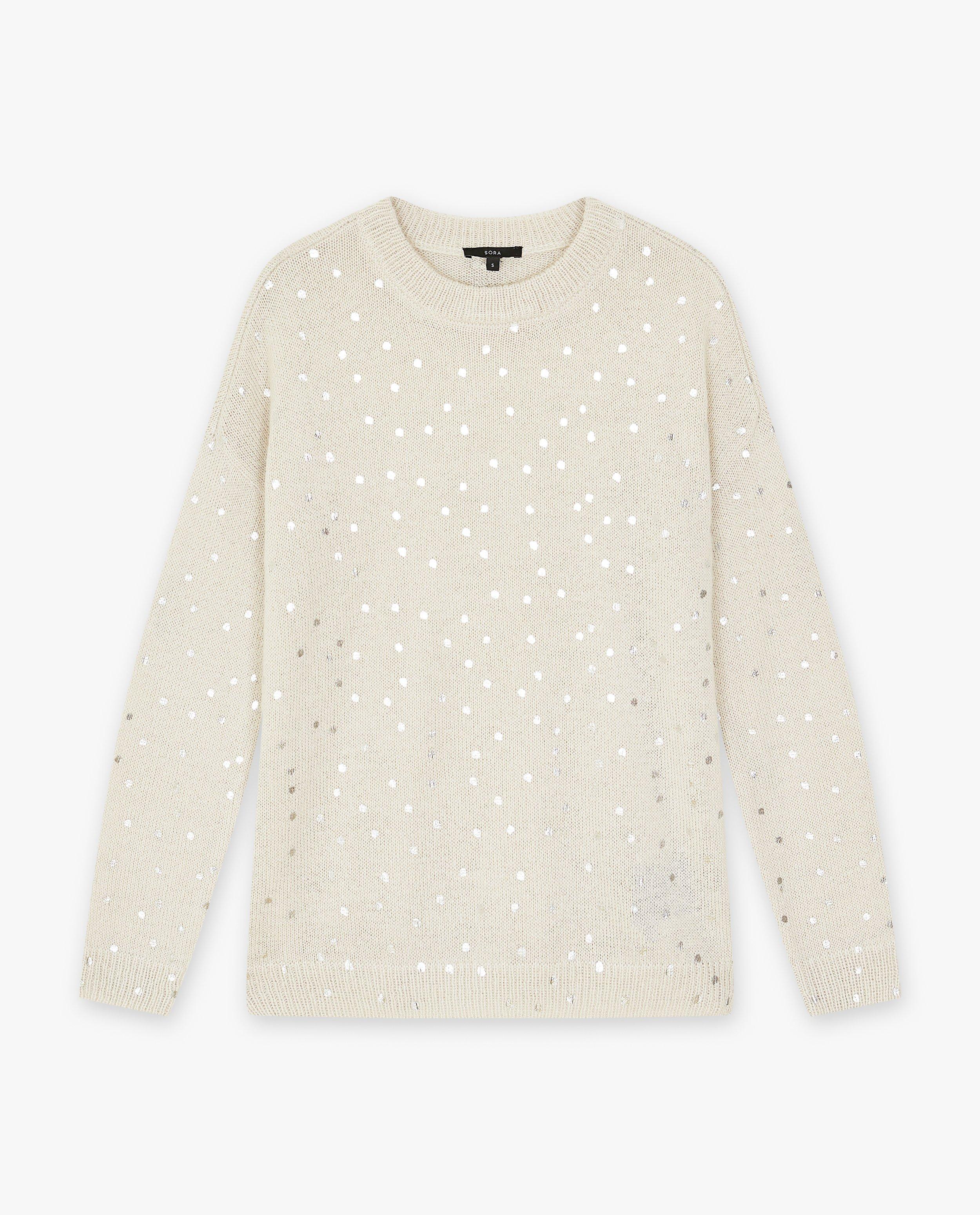 Pulls - Pull tricoté à pois