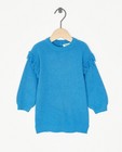 Robe bleue en tricot avec des franges - null - Cuddles and Smiles
