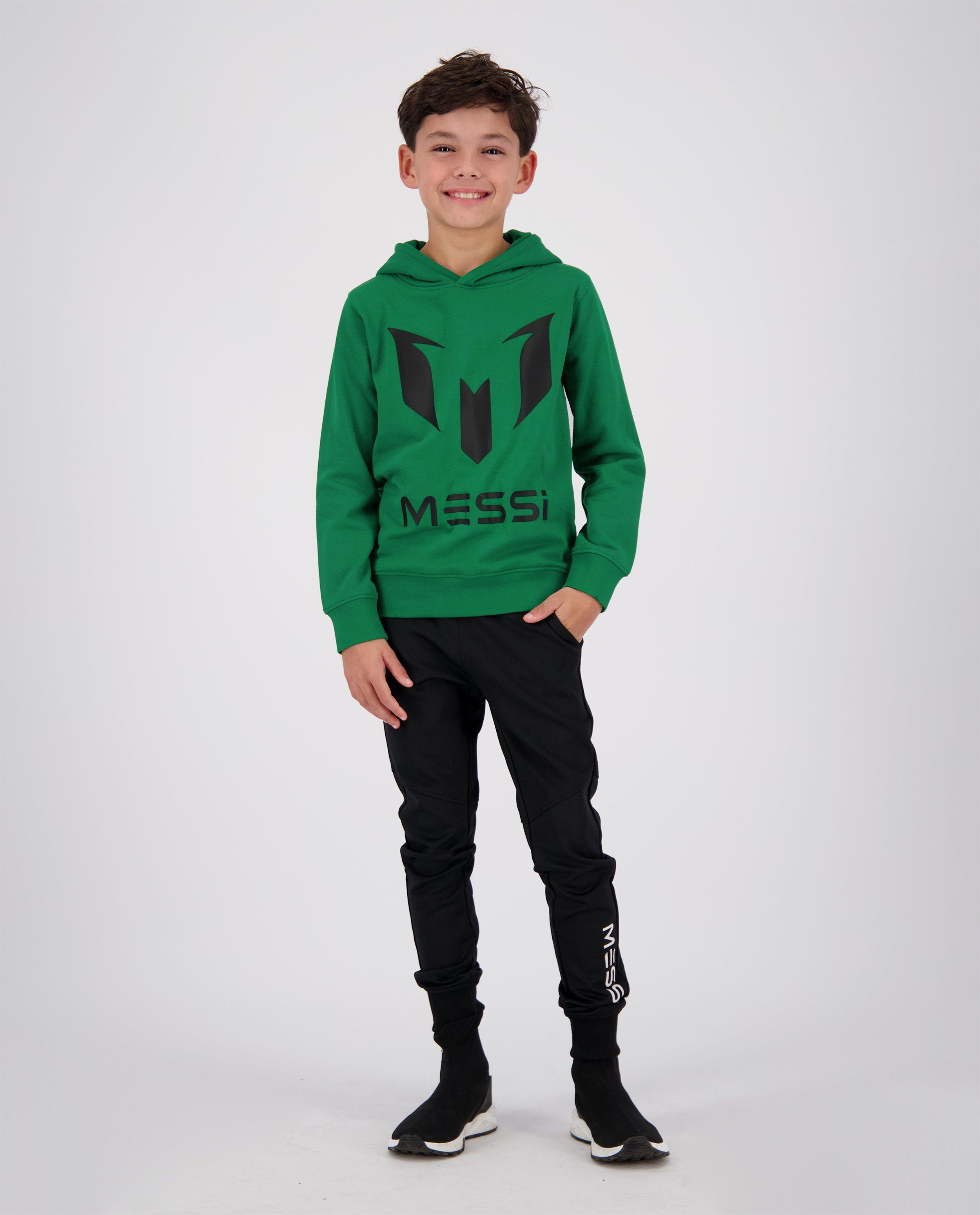 Sweaters - Groene hoodie met print