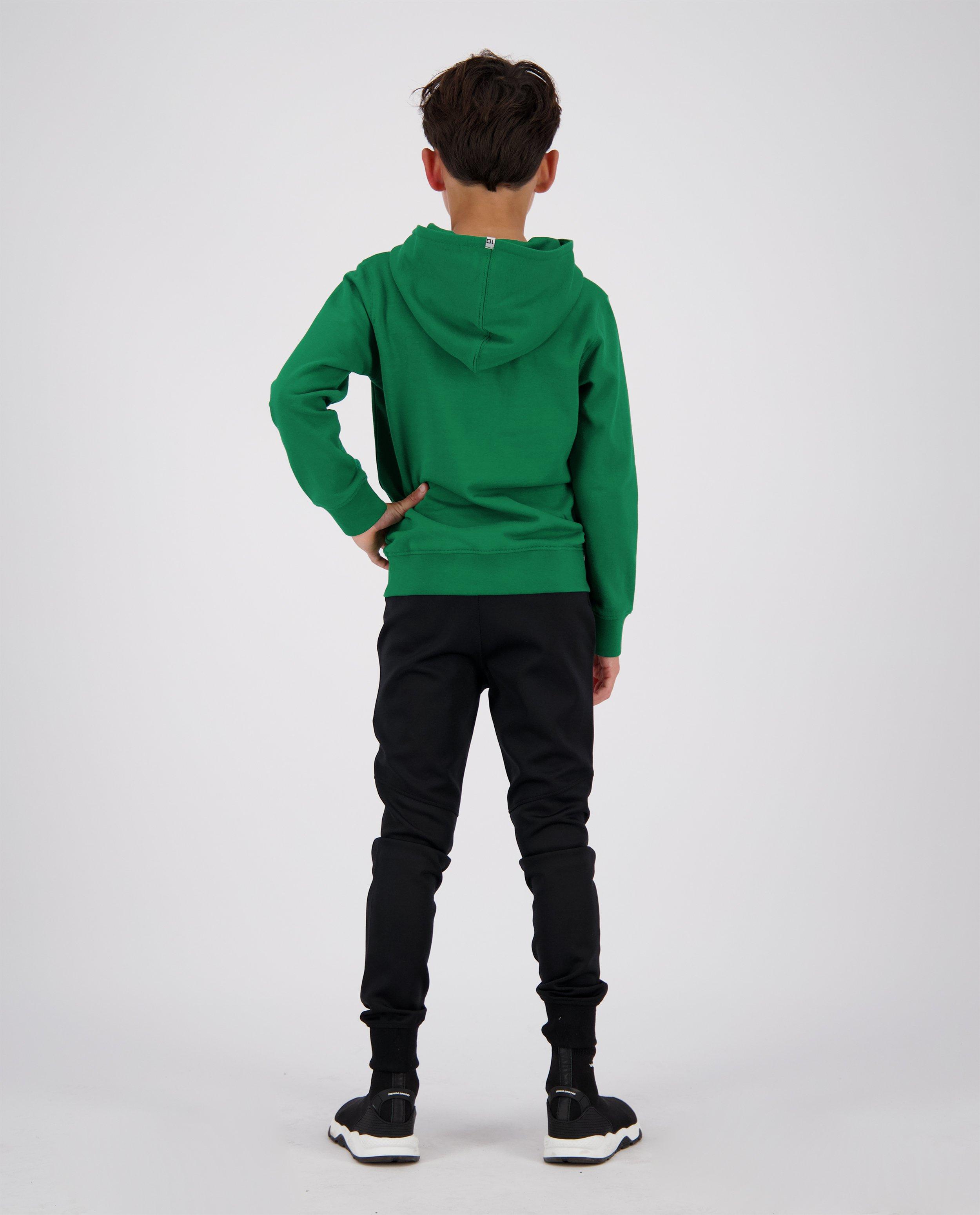 Sweaters - Groene hoodie met print