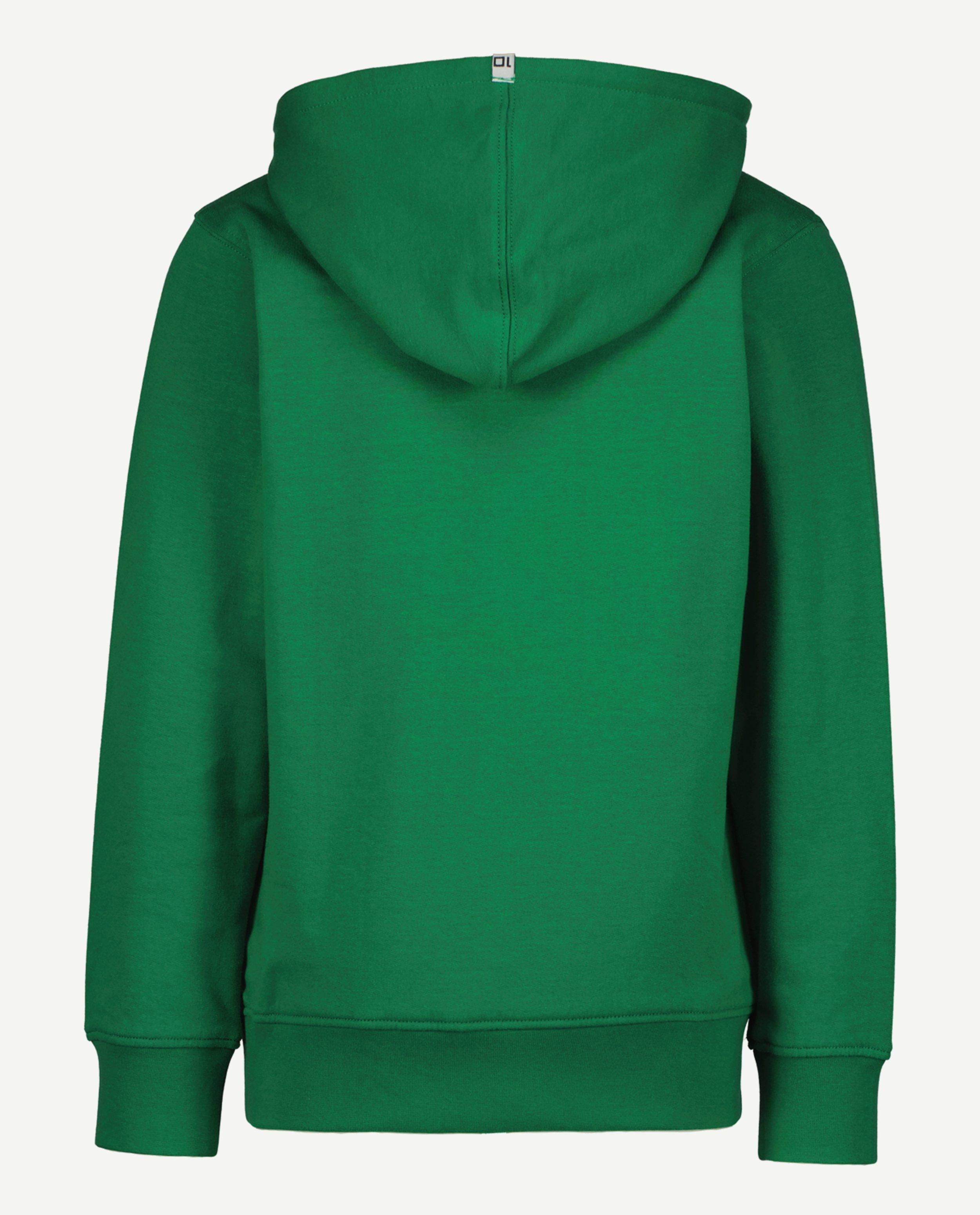 Sweaters - Groene hoodie met print