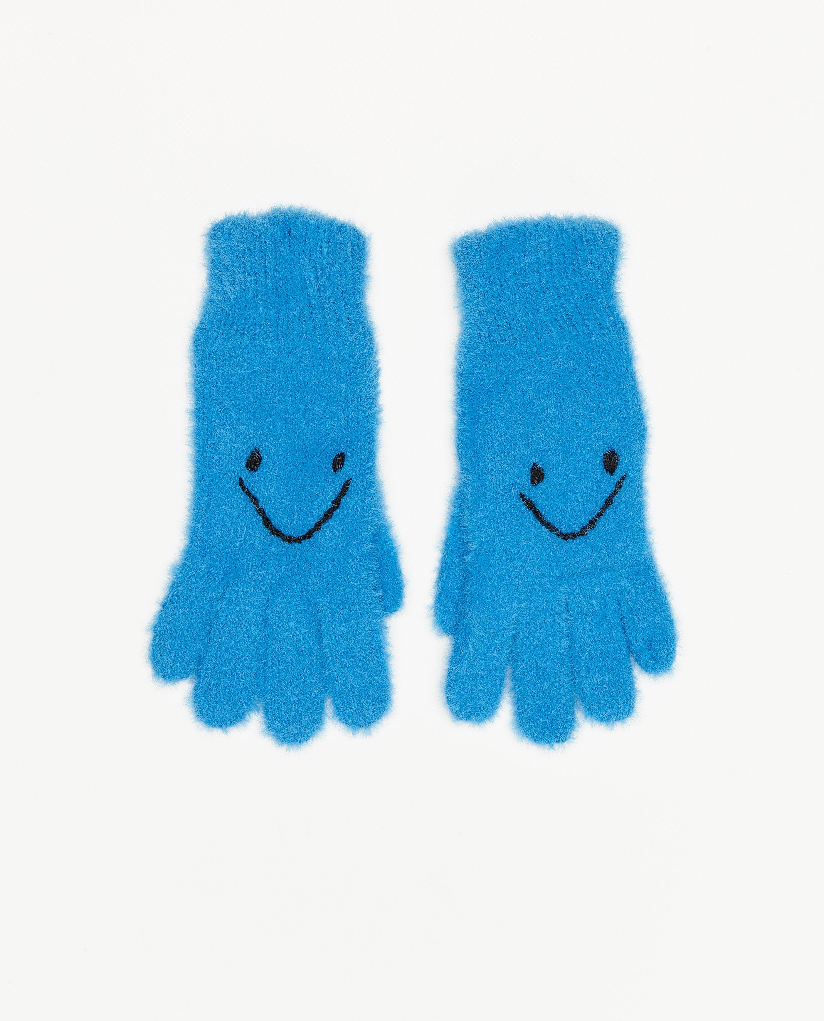 Gants duveteux avec un smiley - null - Fish & Chips